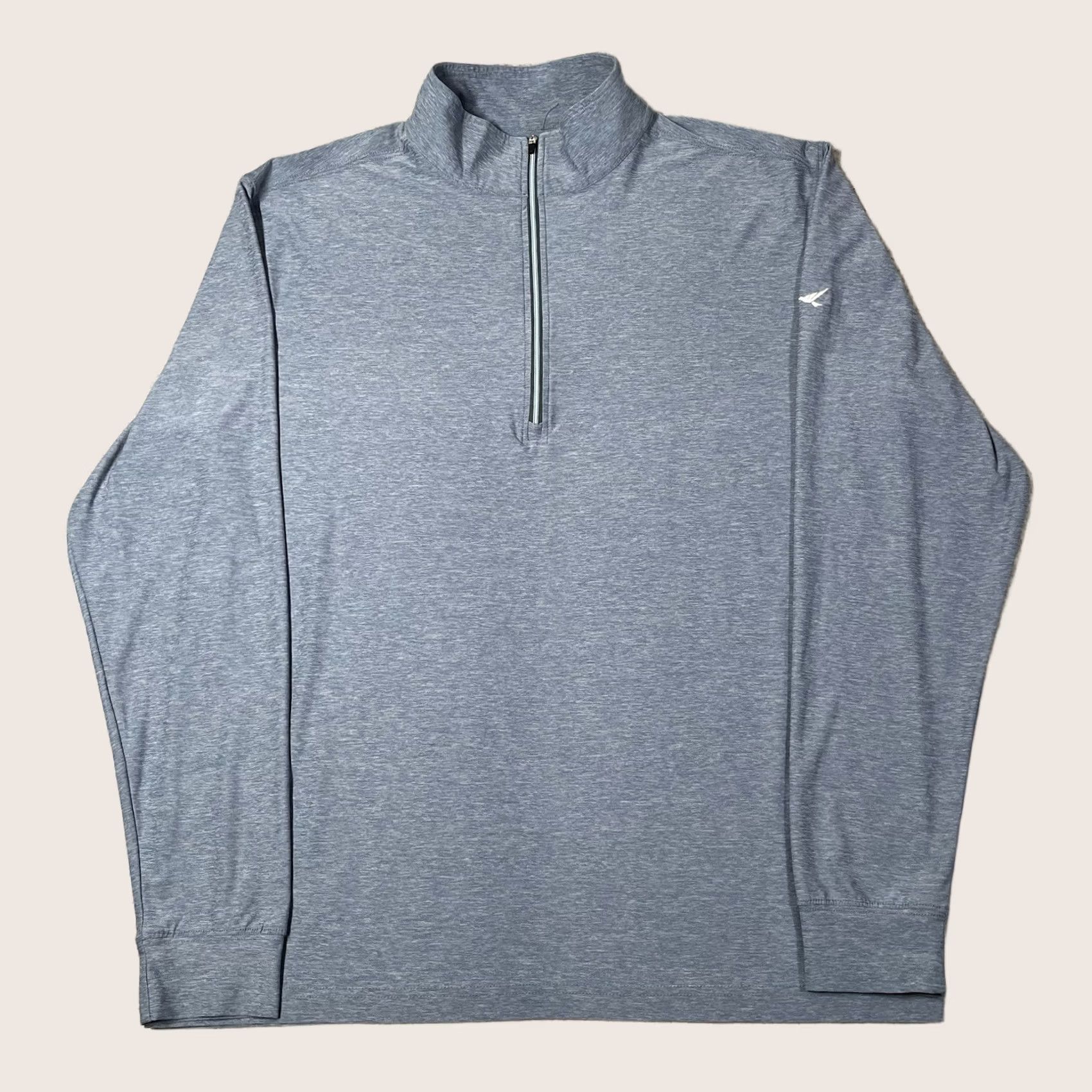 Vintage Straight Down 1/4 Zip Pullover Mens Lightweight Stretch Performance Long Sleeve Shirt Size US L / EU 52-54 / 3 - 1 Thumbnail