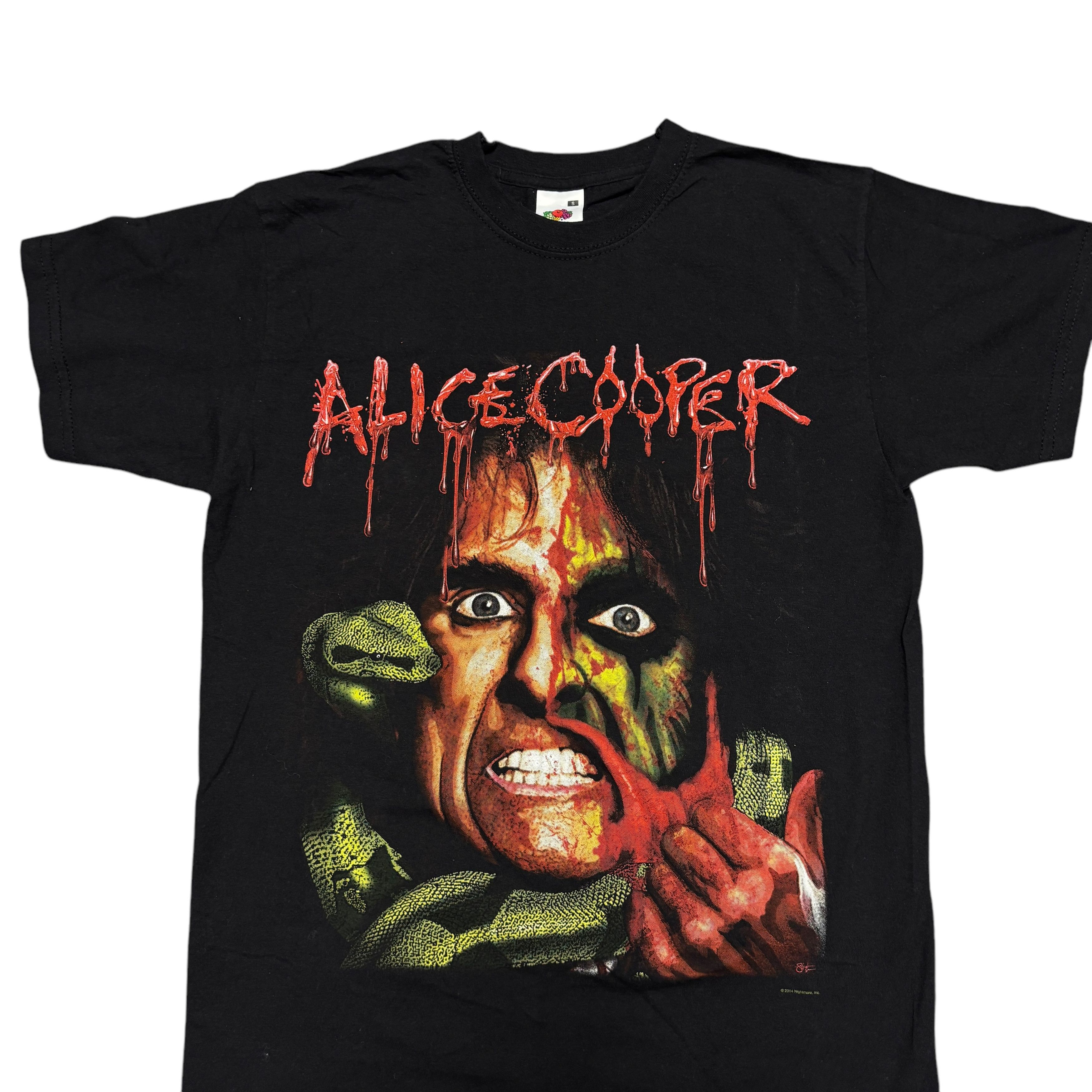 Band Tees × Vintage Alice Cooper Shirt Vintage Band Tees Ozzy Osbourne Aerosmith Size US S / EU 44-46 / 1 - 3 Thumbnail