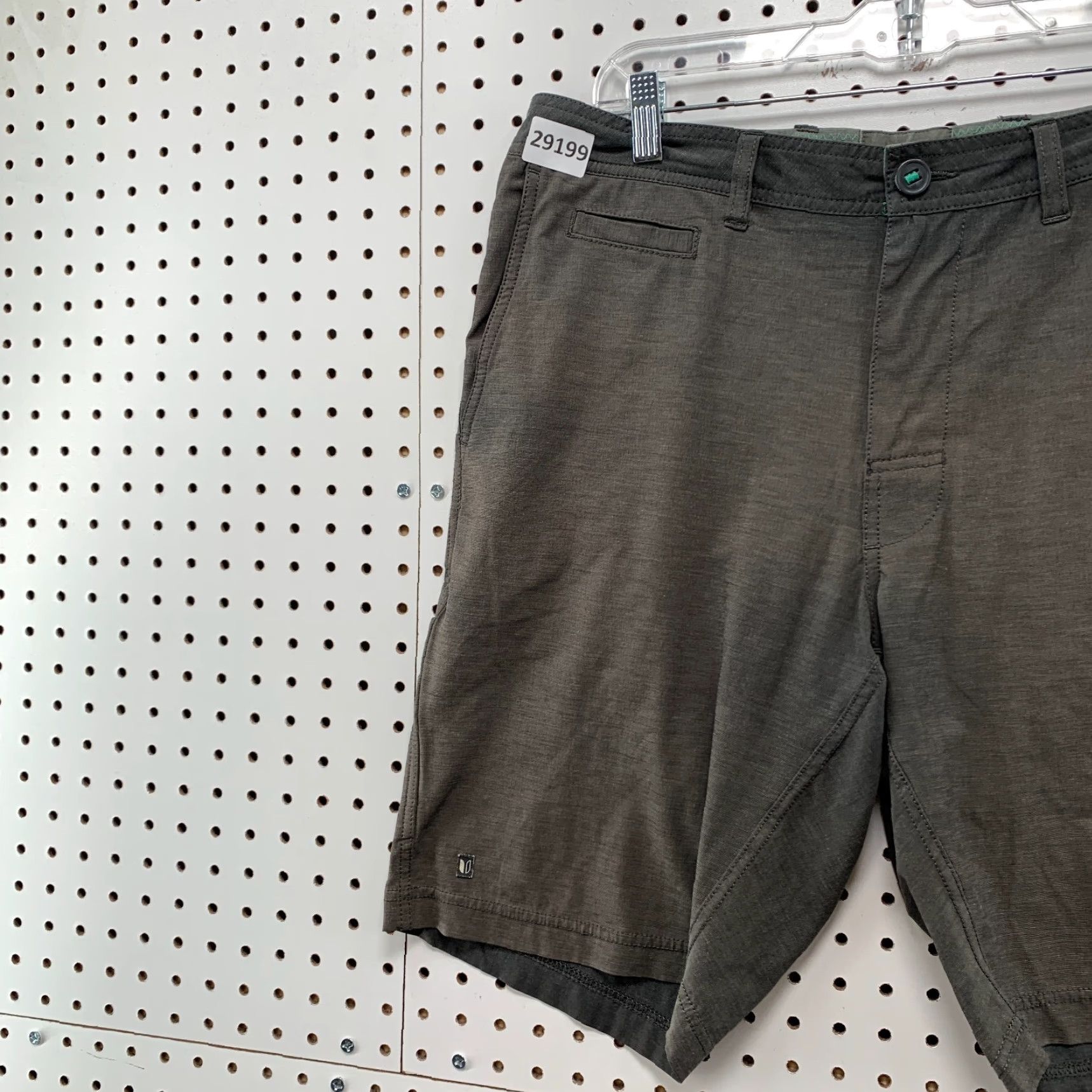 Vintage VINTAGE Linksoul Chino Pants Mens Size 34x10 Casual Distressed Flat Front Gray 90s Size US 34 / EU 50 - 3 Thumbnail
