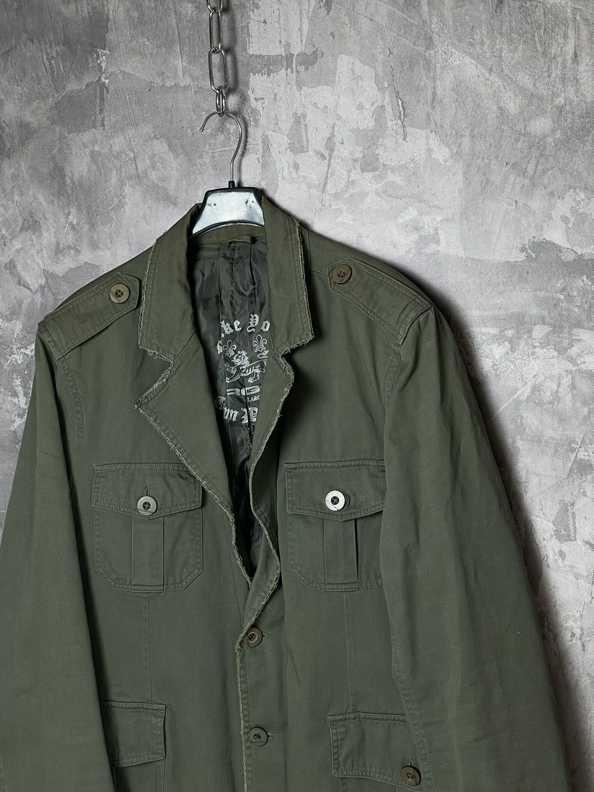 Japanese Brand × Vintage Vintage Big Logo American Retro 90s Blazer Cotton Jacket Size US L / EU 52-54 / 3 - 9 Thumbnail
