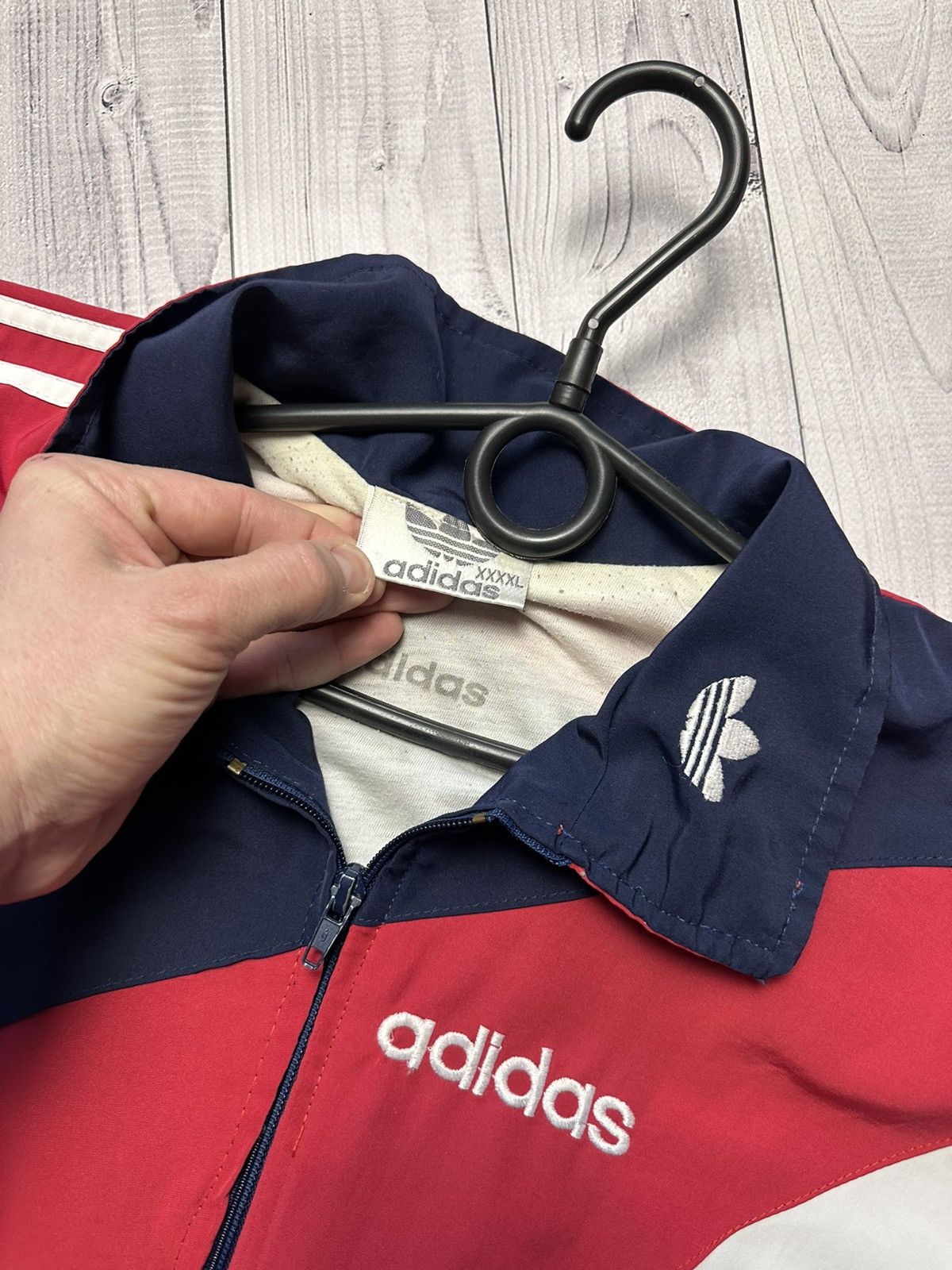 Adidas × Vintage Vintage adidas track suit big logo rare size XXXL Size US XXL / EU 58 / 5 - 3 Thumbnail
