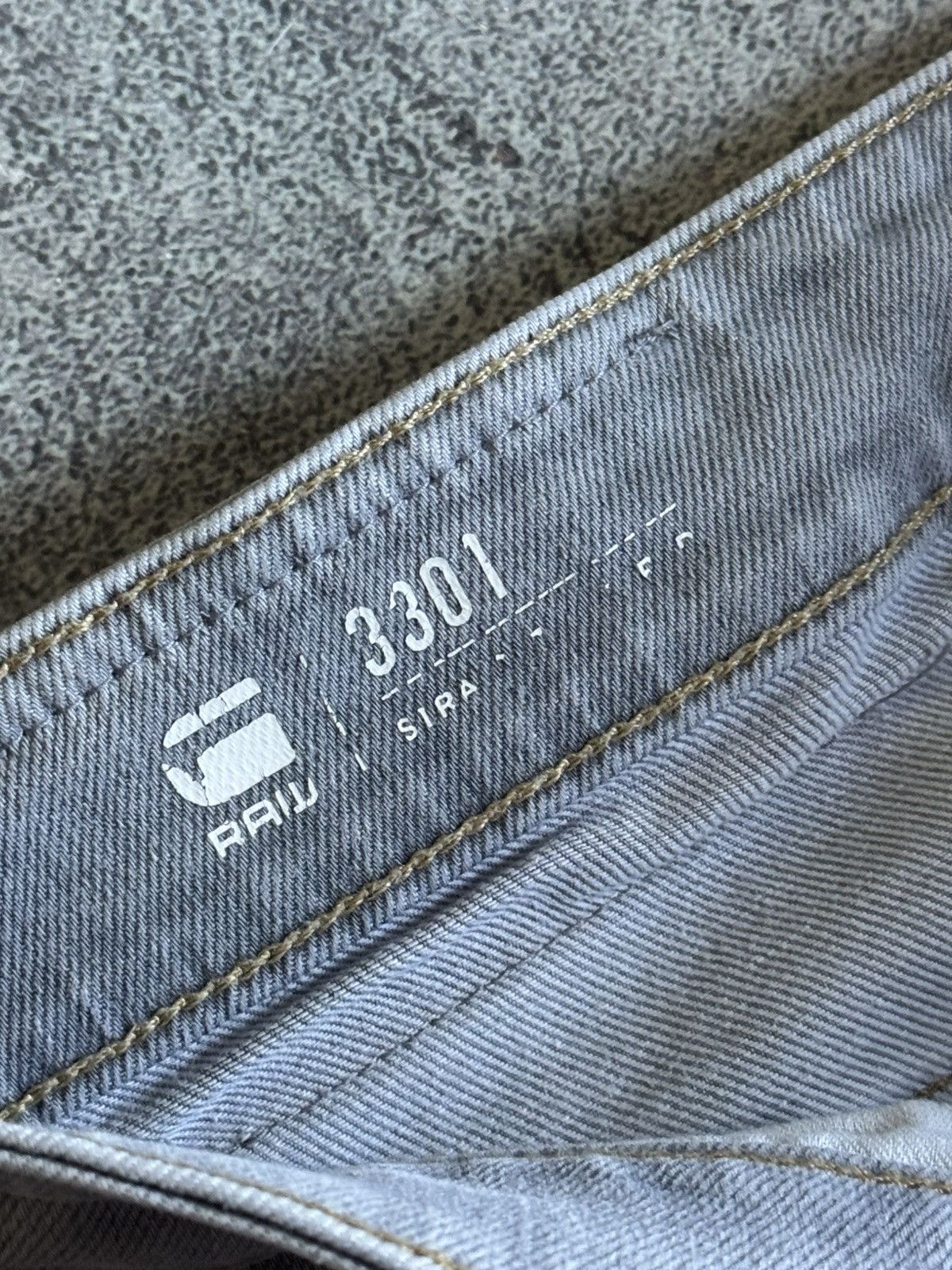 G-Star G star raw 33/32 3301 straight tapered denim pants jeans Size US 33 - 9 Thumbnail