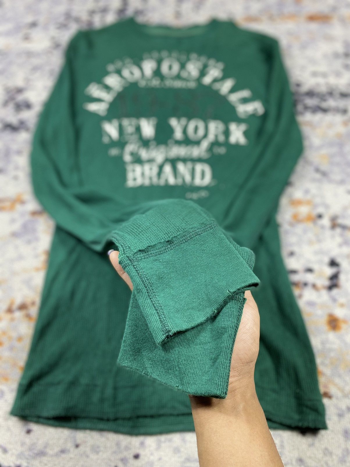Japanese Brand crazy gothic Aeropostale longsleeve LGB ifsixwasnine style Size US XS / EU 42 / 0 - 3 Thumbnail