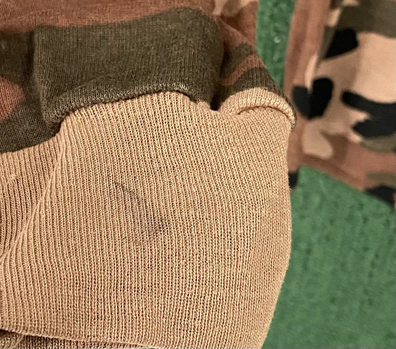 Vintage 80’s Kenyon Camouflage Thermal Long Sleeve Shirt Medium Size US M / EU 48-50 / 2 - 7 Thumbnail