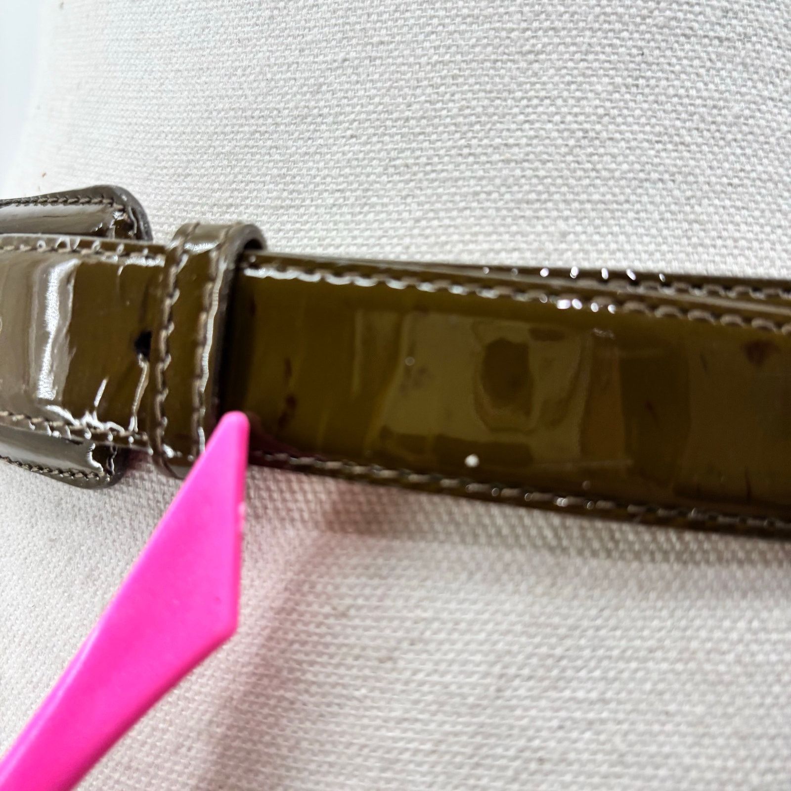 Other Talbots Womens Size Small Patent Leather Brown Belt Career Size 28 - 7 Thumbnail