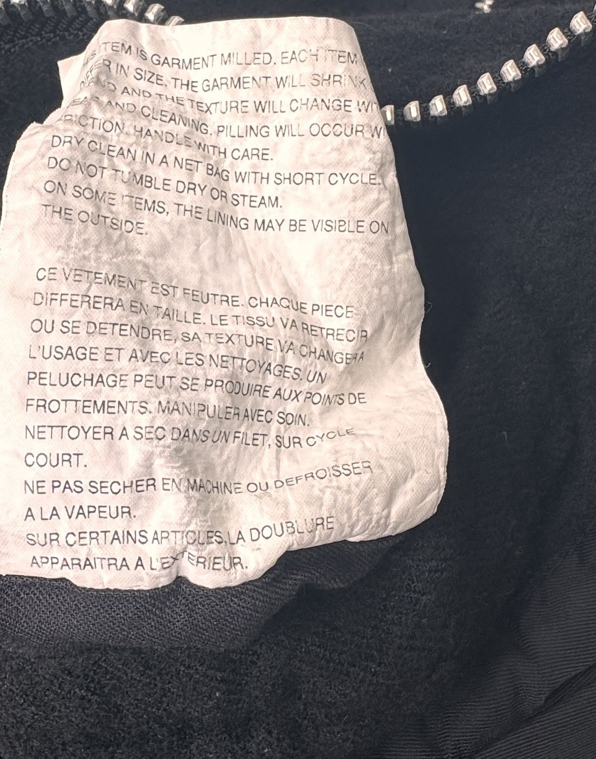 Comme des Garcons Junya Watanabe x Comme des Garcons Biker Wool Jacket Size US M / EU 48-50 / 2 - 13 Thumbnail