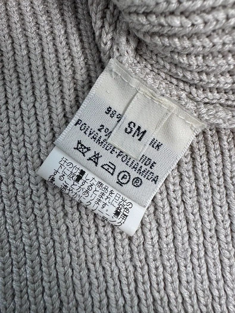 Hermes Hermes Silk Button Knit Top - Oatmeal Size M / US 6-8 / IT 42-44 - 9 Thumbnail