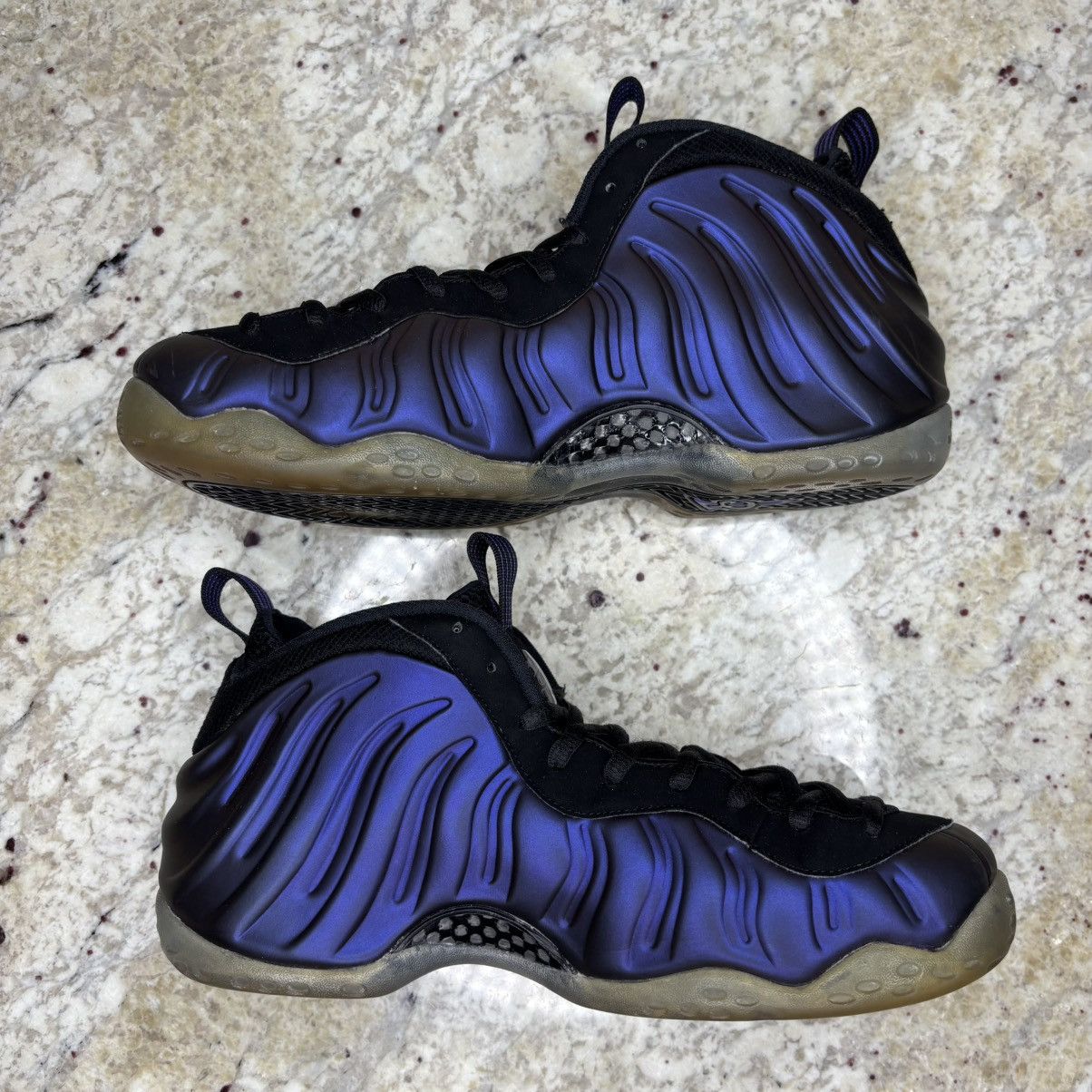 Nike Size 10.5-Nike Foamposite One Eggplant (2017) WORN No Box Size US 10.5 / EU 43-44 - 5 Thumbnail