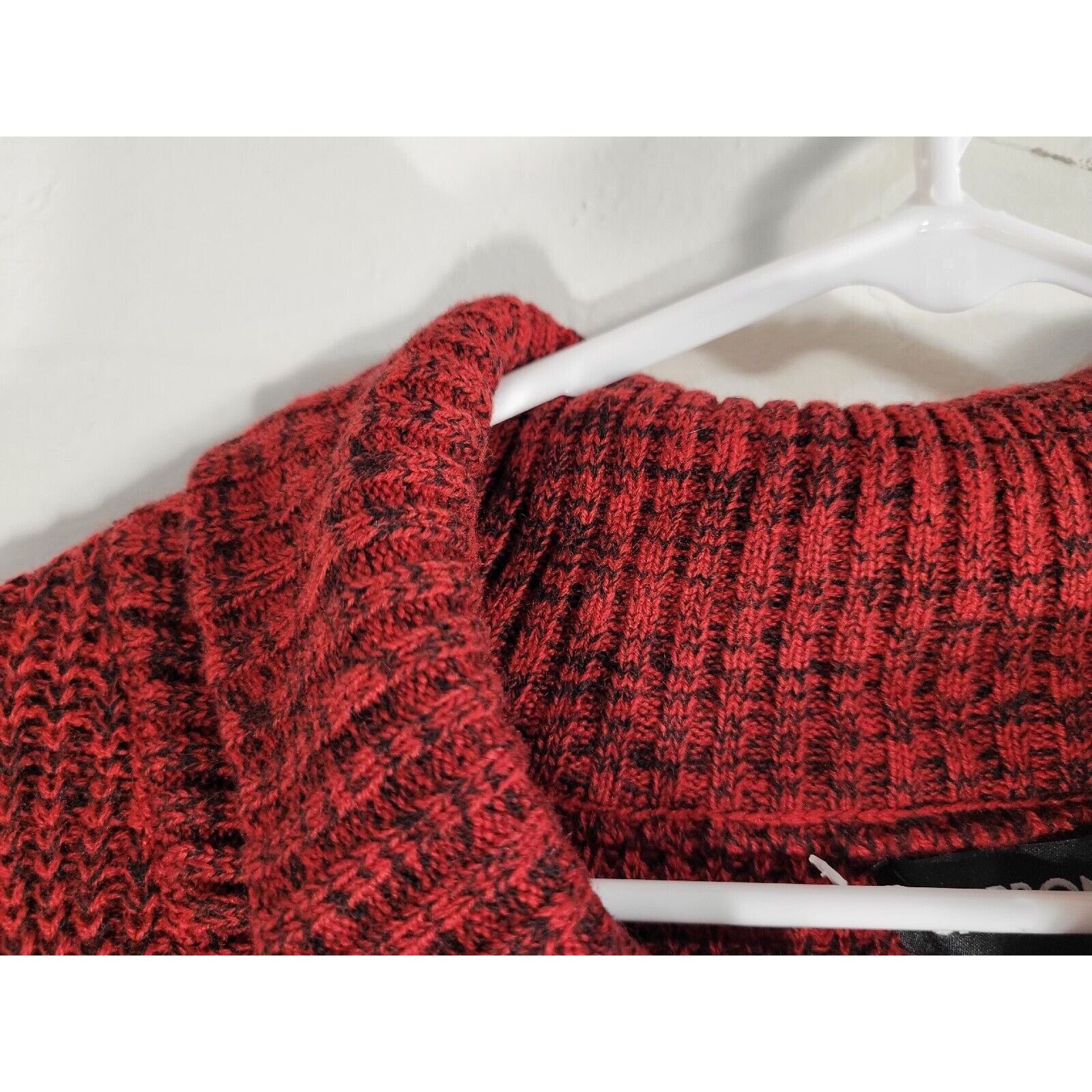 rue21 Rue21 Carbon Men’s LARGE Cowl Neck Sweater Red Pullover Warm Size US L / EU 52-54 / 3 - 7 Thumbnail