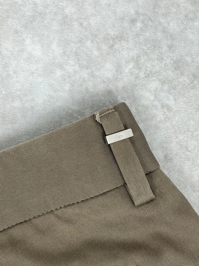 Dior SS2003 Dior Homme Green Classy Tailored Pants by Hedi Slimane Size US 32 / EU 48 - 9 Thumbnail