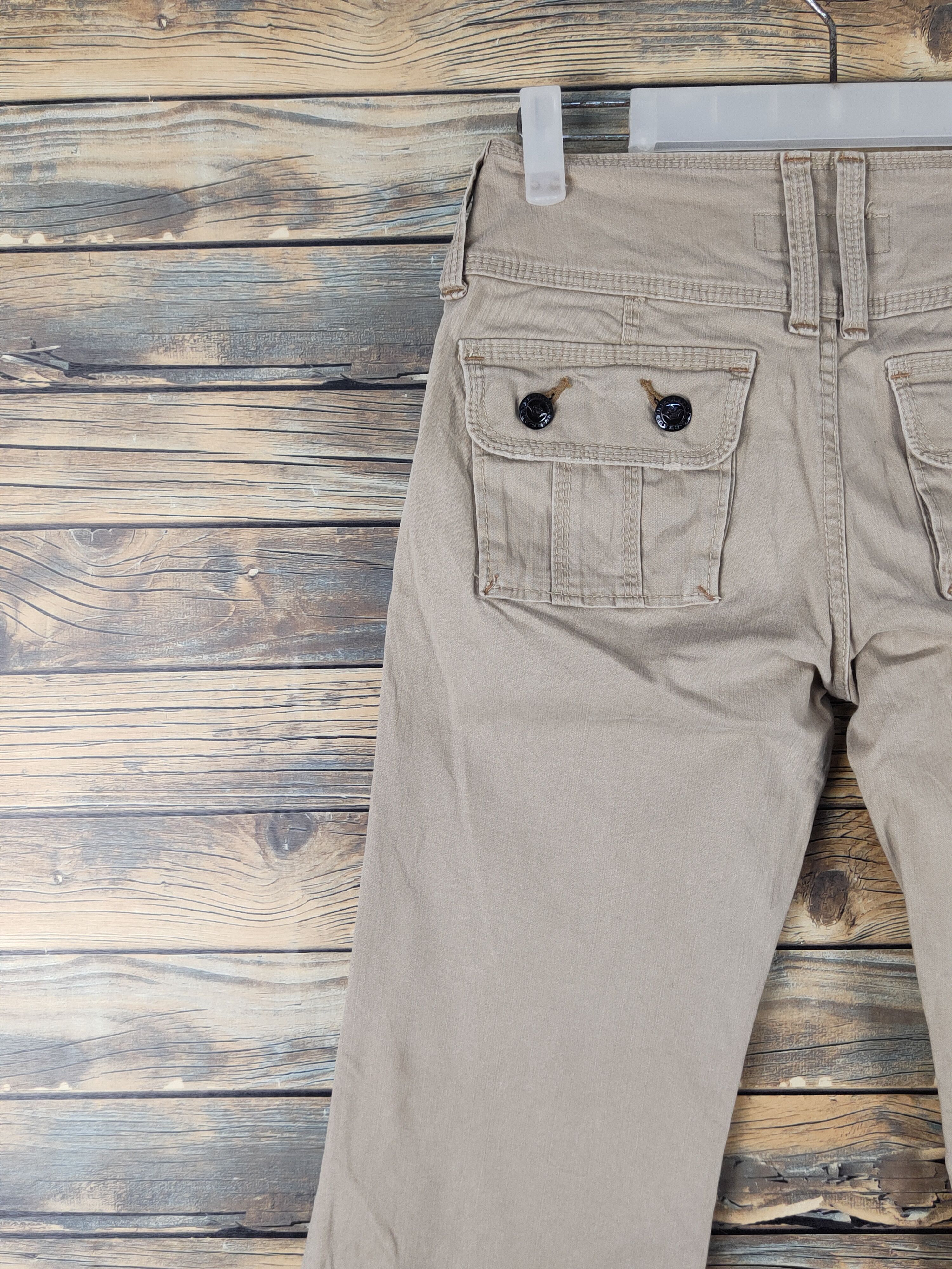 Japanese Brand Brappers Beige Multipocket utility Cargo Pants #W1377 Size 27" / US 4 / IT 40 - 8 Thumbnail