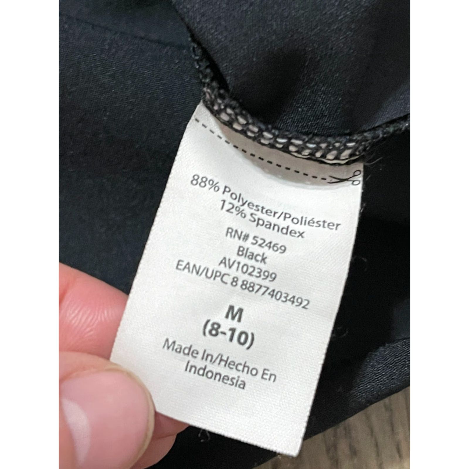 Avia Avia Hoodie Women's Size Medium Black Pullover 1/4 Zip Up Size M / US 6-8 / IT 42-44 - 7 Thumbnail