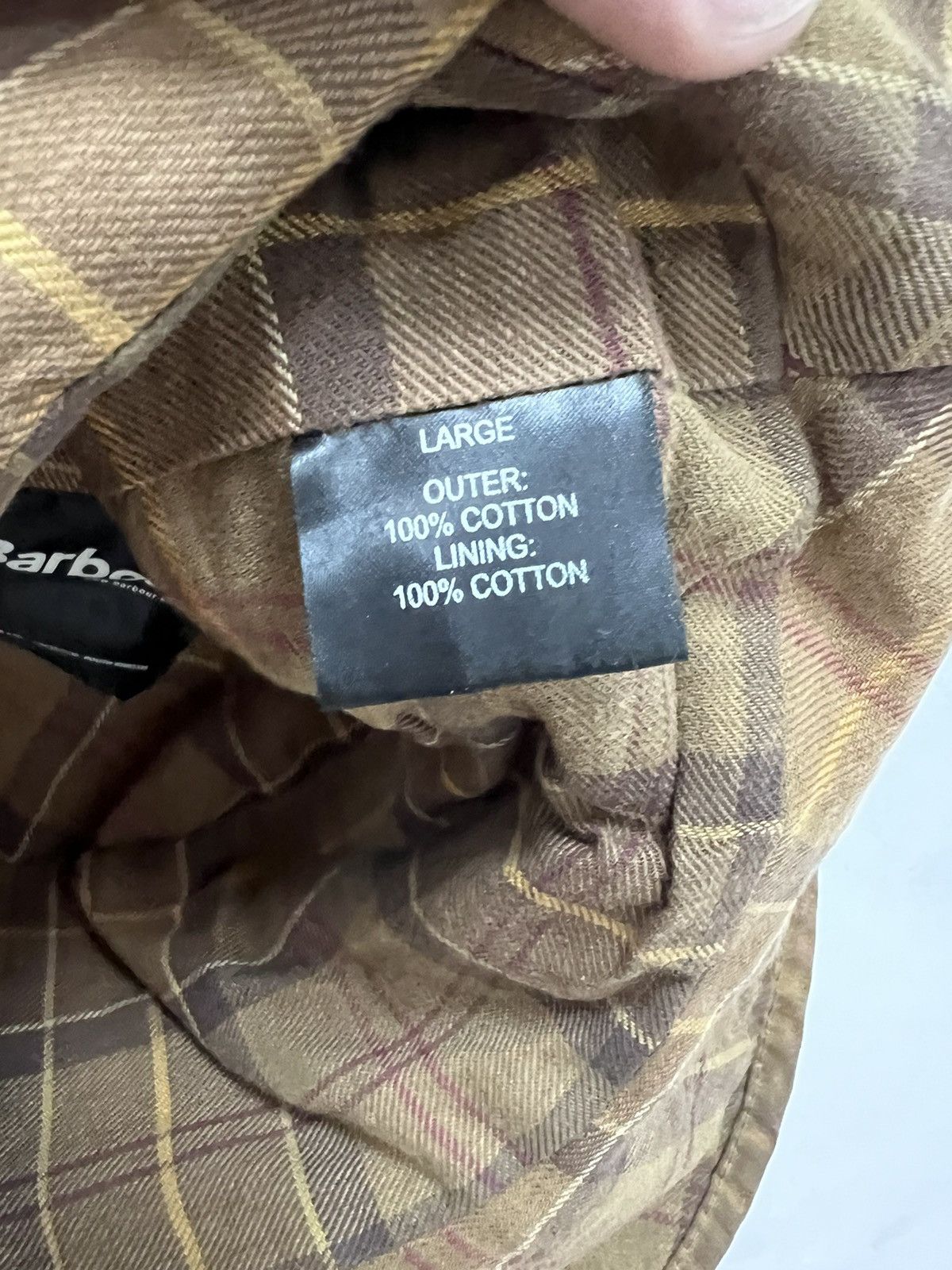 Barbour × Japanese Brand × Vintage VINTAGE BARBOUR WAXED COTTON BUCKET HAT CAP Size ONE SIZE - 8 Thumbnail