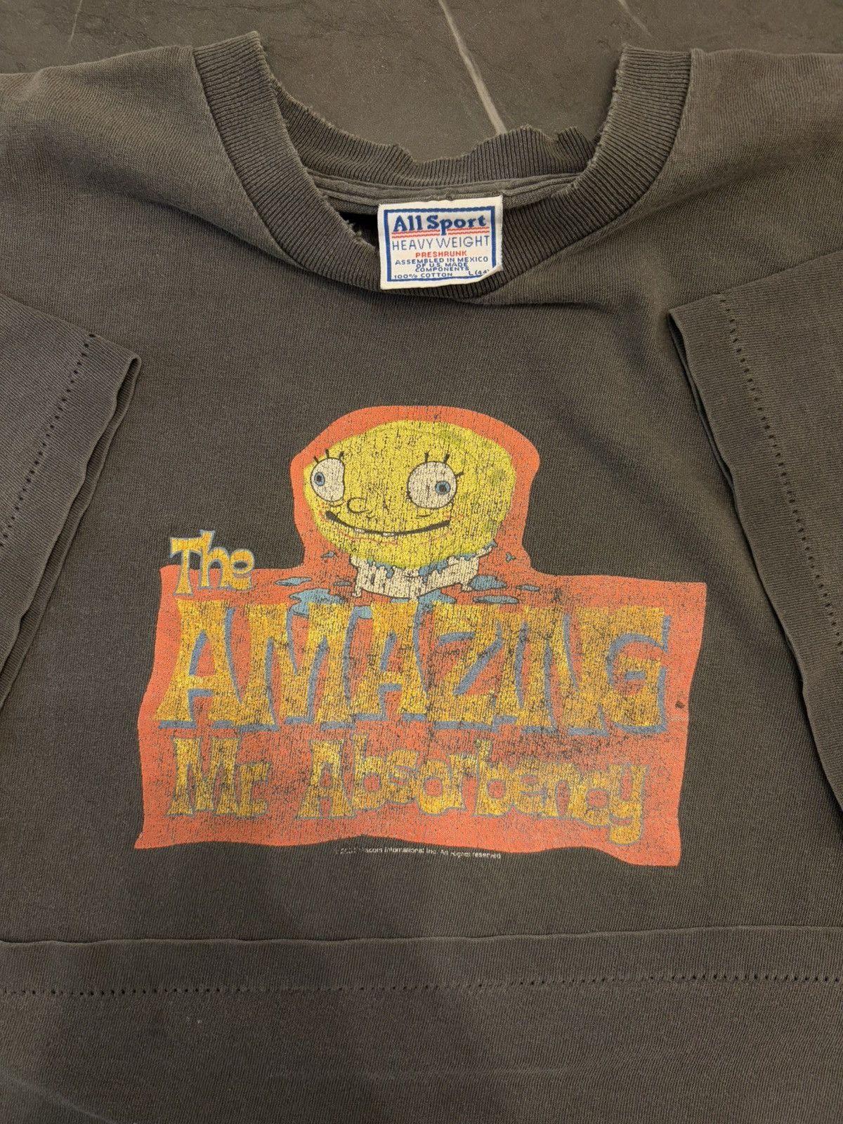 Vintage 2001 Spongebob “Mr. Absorbency” Tee Size US L / EU 52-54 / 3 - 2 Thumbnail
