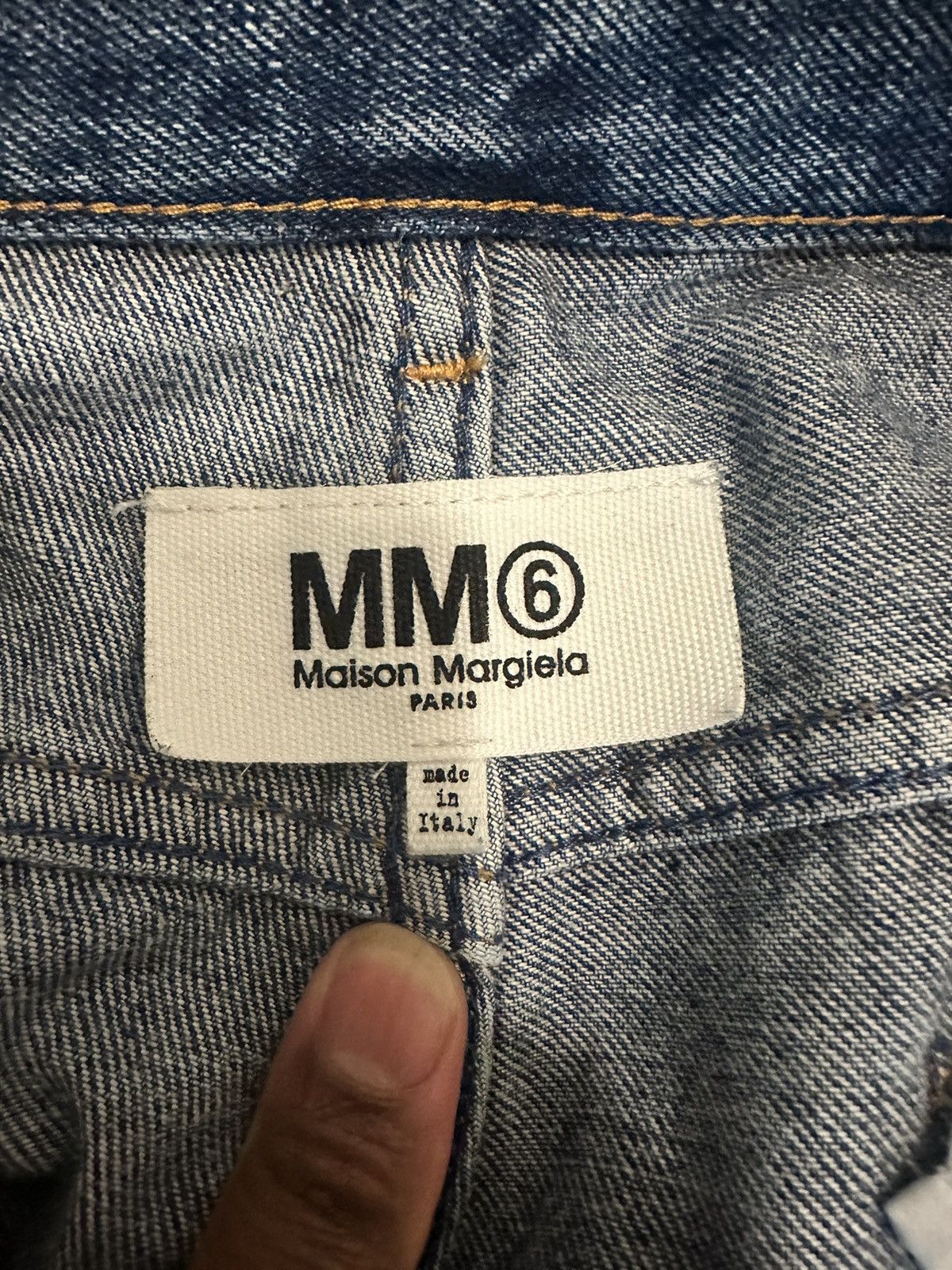 Maison Margiela Mm6 Maison Margiela Blue Faded Jeans Size US 34 / EU 50 - 4 Thumbnail