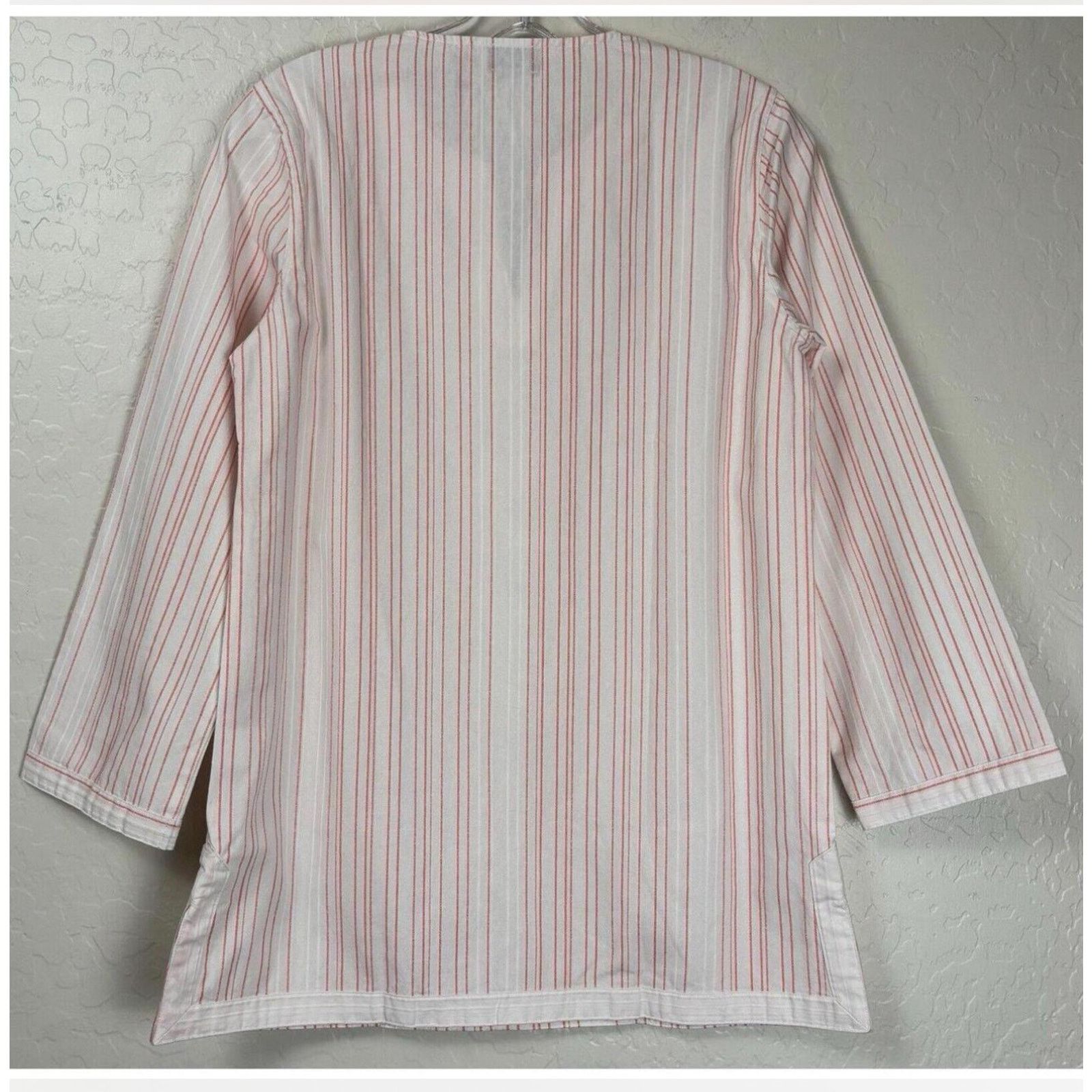 UNTUCKit Untuckit New Durfort Cotton Tunic Blouse Top Size 16 Size XXL / US 16-18 / IT 52-54 - 5 Thumbnail