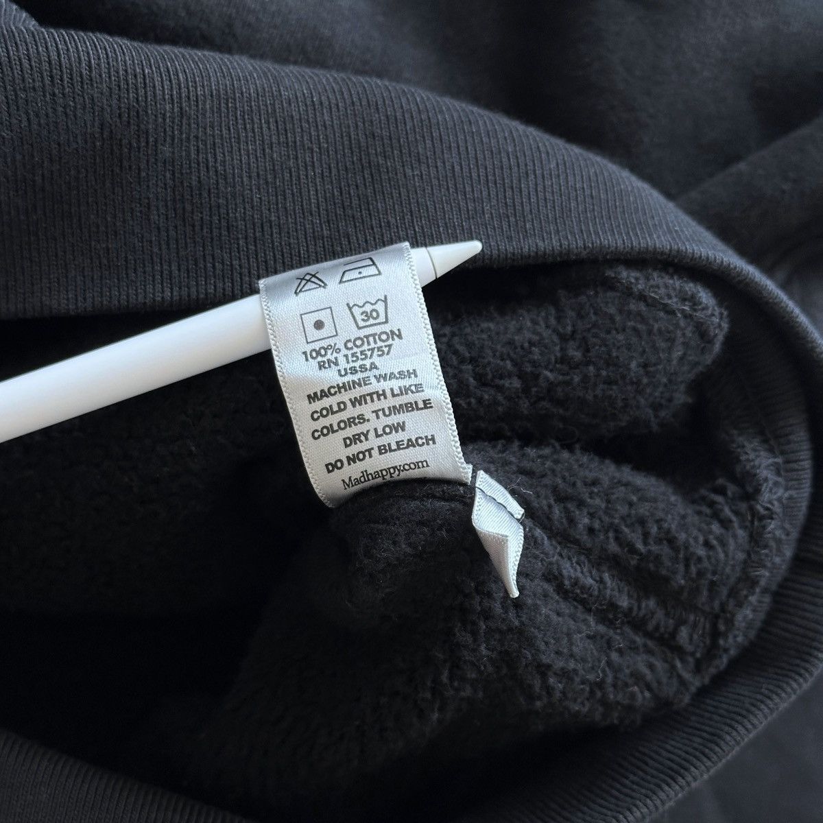 Madhappy Madhappy Local Optimist Heavy Cotton Oversized Black Hoodie Size US M / EU 48-50 / 2 - 7 Thumbnail