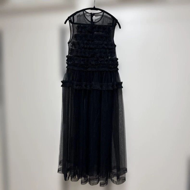 Comme des Garcons COMME des GARCONS Black Tulle Dress - dmc Size US S / EU 44-46 / 1 - 1 Thumbnail