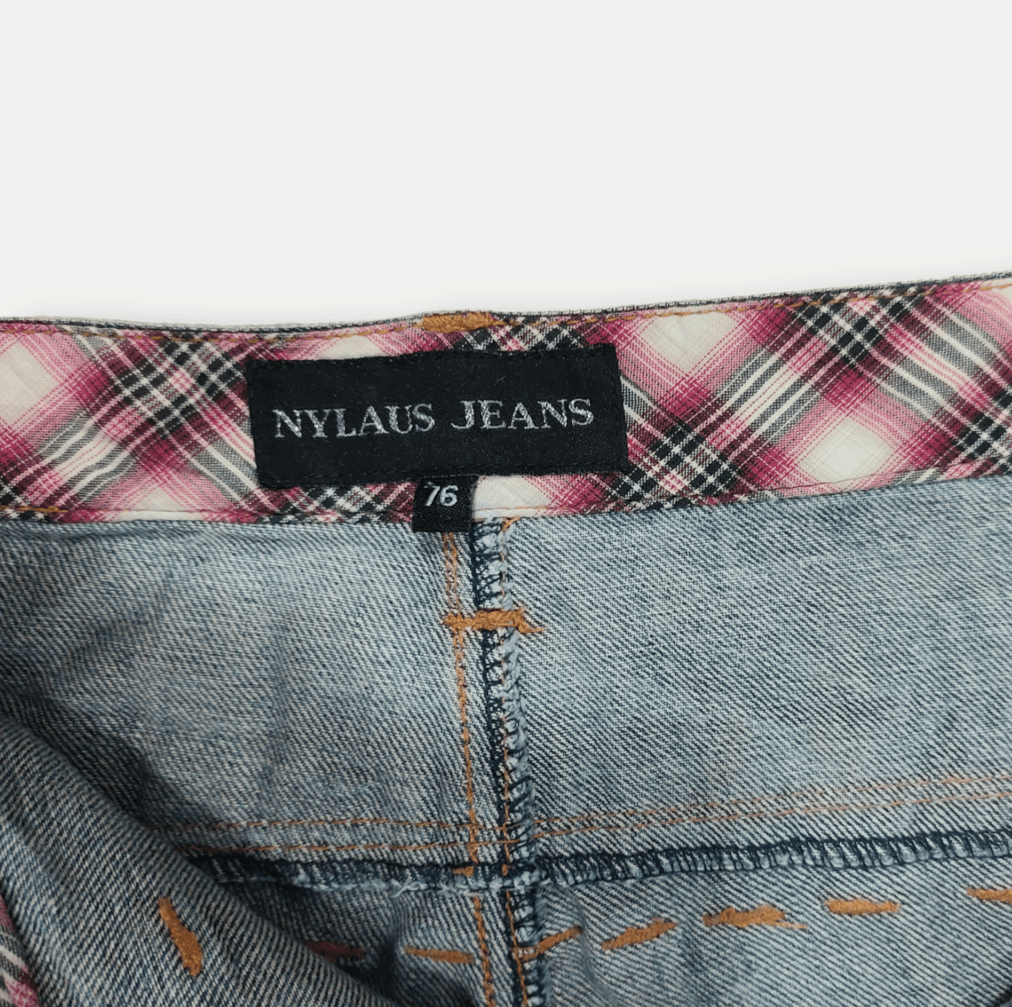 Vintage Nylaus Double Waist Seditionaries Denim Size US 30 / EU 46 - 5 Thumbnail