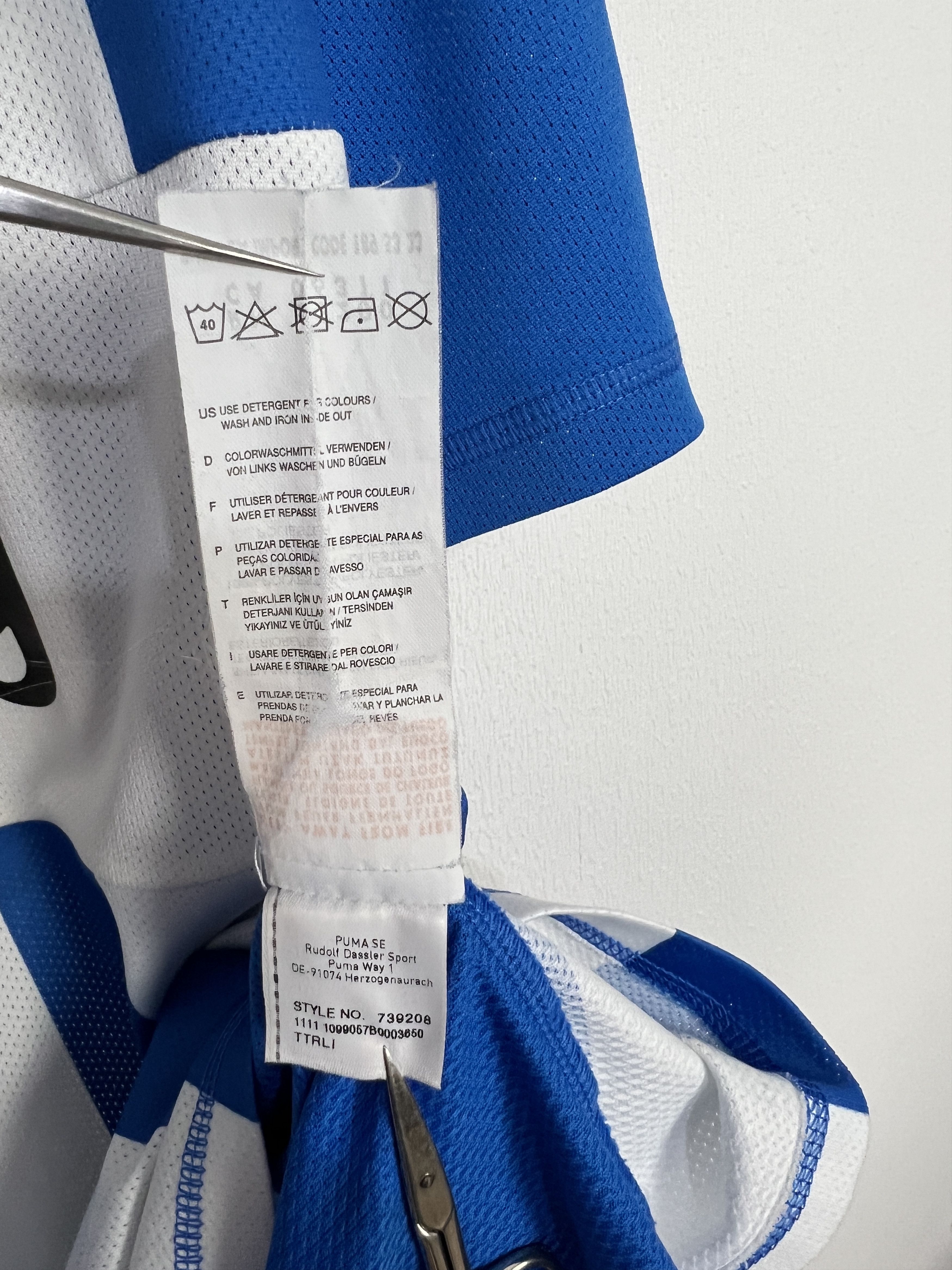 Puma Odense BK Home football shirt 2011 Soccer #7 Larsen Jersey Size US XXL / EU 58 / 5 - 14 Thumbnail