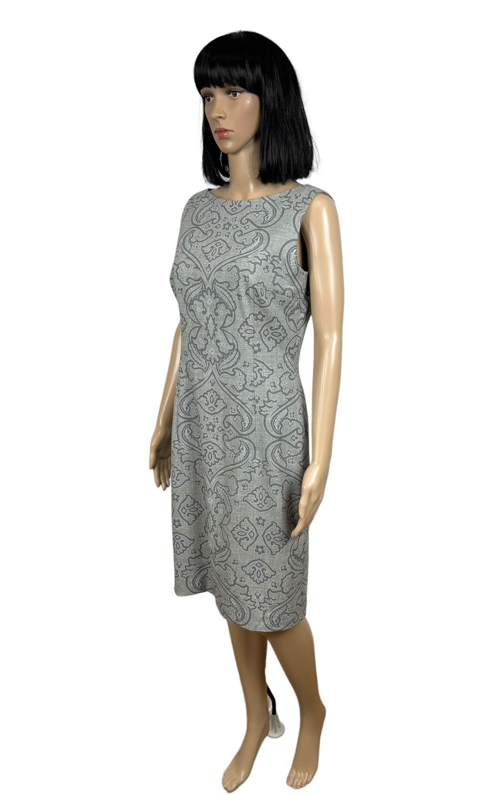 Escada × Vintage Escada Margaretha Ley Wool Dress Printed size L Size L / US 10 / IT 46 - 6 Thumbnail