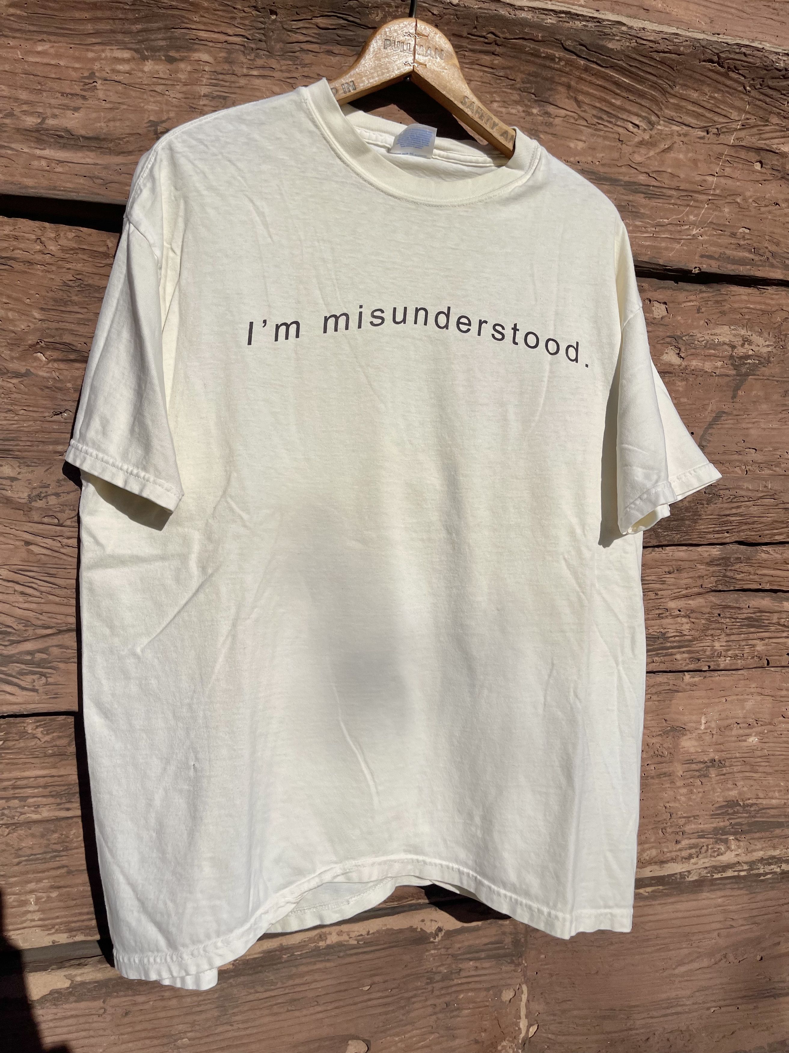 Vintage 1998 Misunderstood Vintage Y2K Website Apple Mac T-Shirt Size US L / EU 52-54 / 3 - 5 Thumbnail