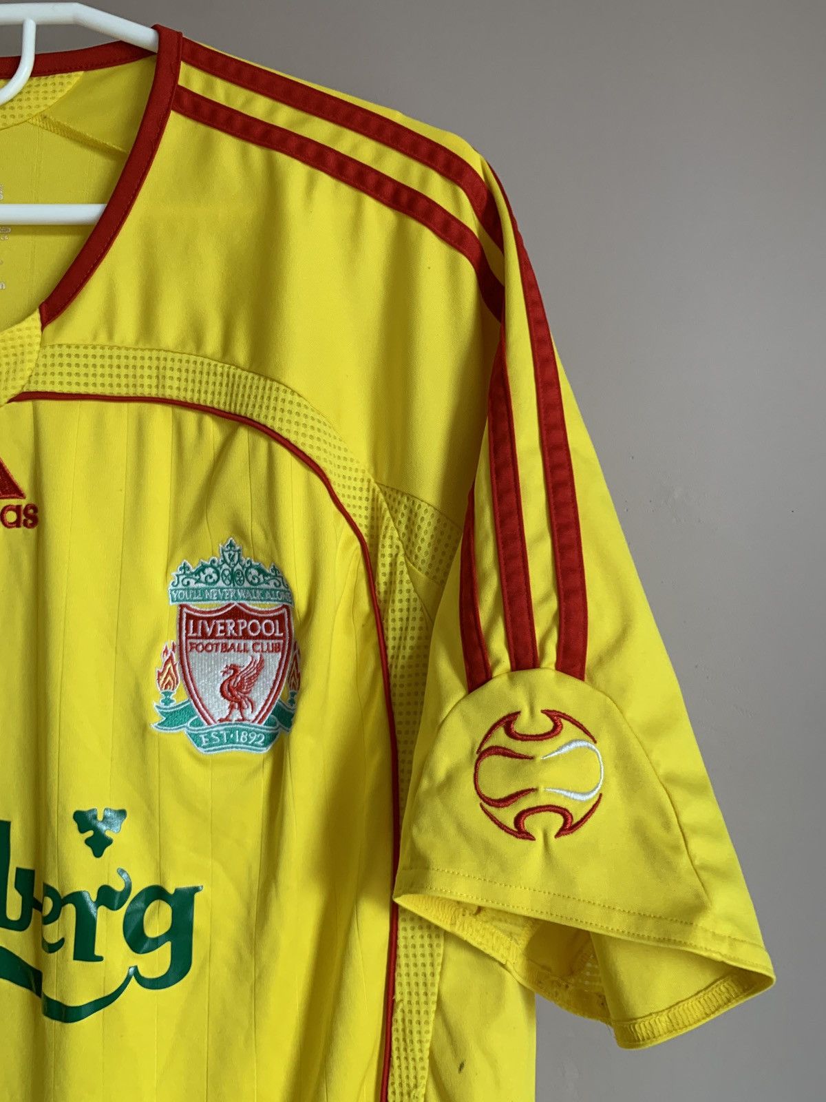 Vintage Liverpool 2006 Away Football Shirt Adidas Soccer Jersey Sz L Size US L / EU 52-54 / 3 - 8 Thumbnail