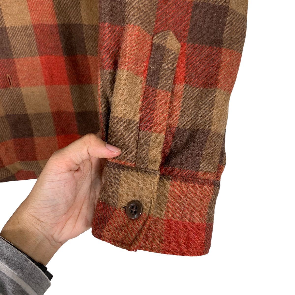 Flannel MIL-SPEC Boston Nine Tartan Single Pocket Flannel #1167-C53 Size US L / EU 52-54 / 3 - 13 Thumbnail