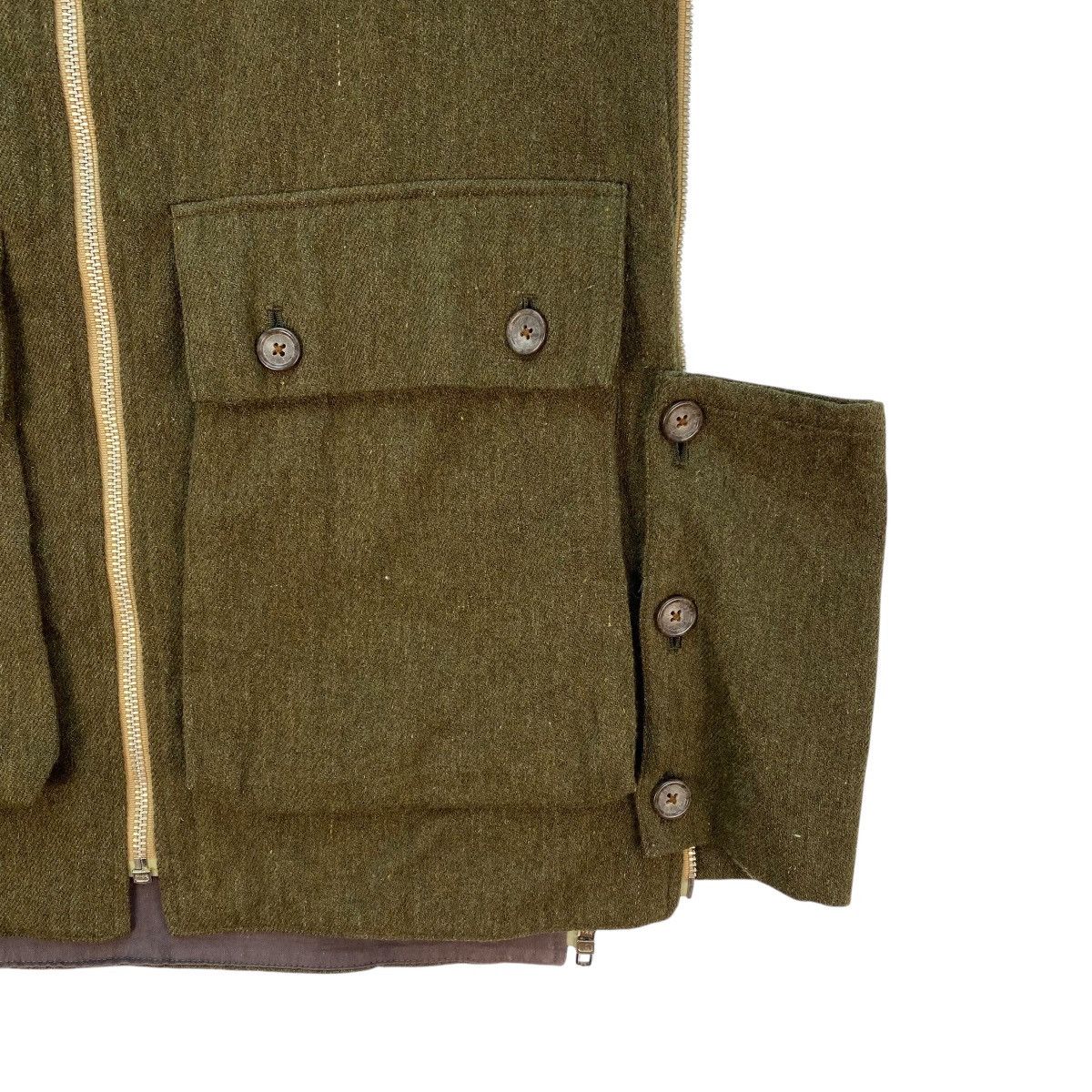 Yohji Yamamoto 🔥Yohji Yamamoto Ys Vest Wool Multi Pocket Size US M / EU 48-50 / 2 - 6 Thumbnail