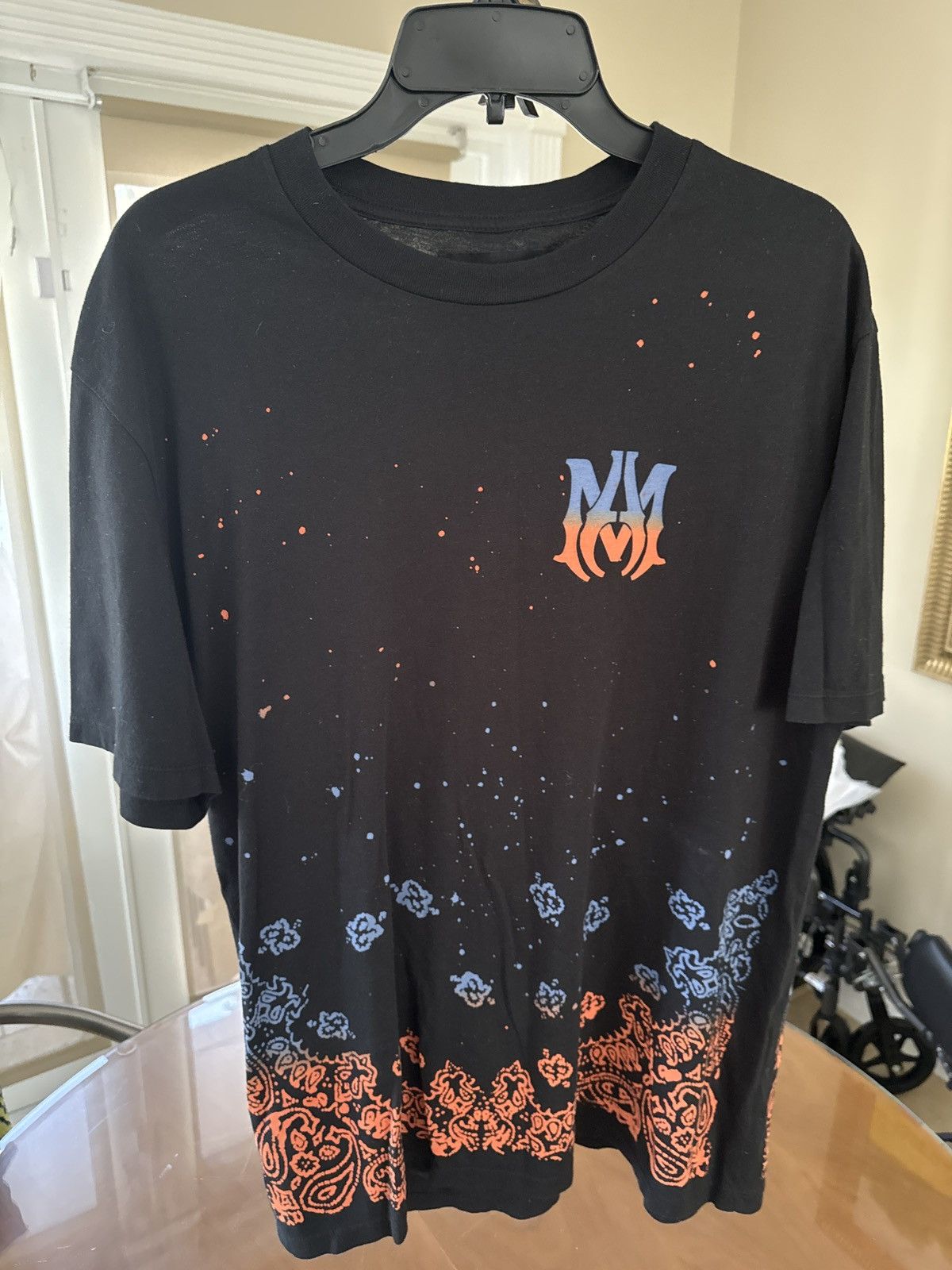 Amiri AMIRI Bandana Bleach Tee Size US L / EU 52-54 / 3 - 1 Thumbnail