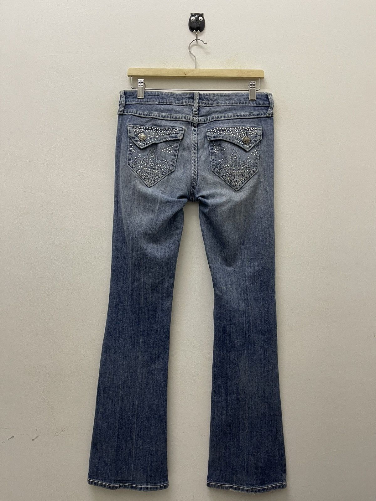 Rare Vintage ROCK 47 By Wrangler Ultra Low Rise Flare