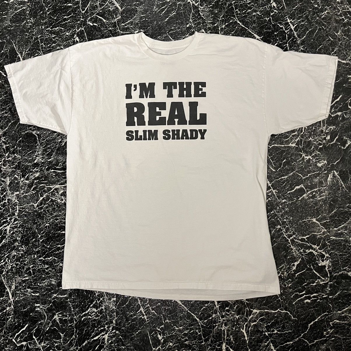 Camiseta Básica Show Album Rapper The Real Slim Shady Lp Graphic