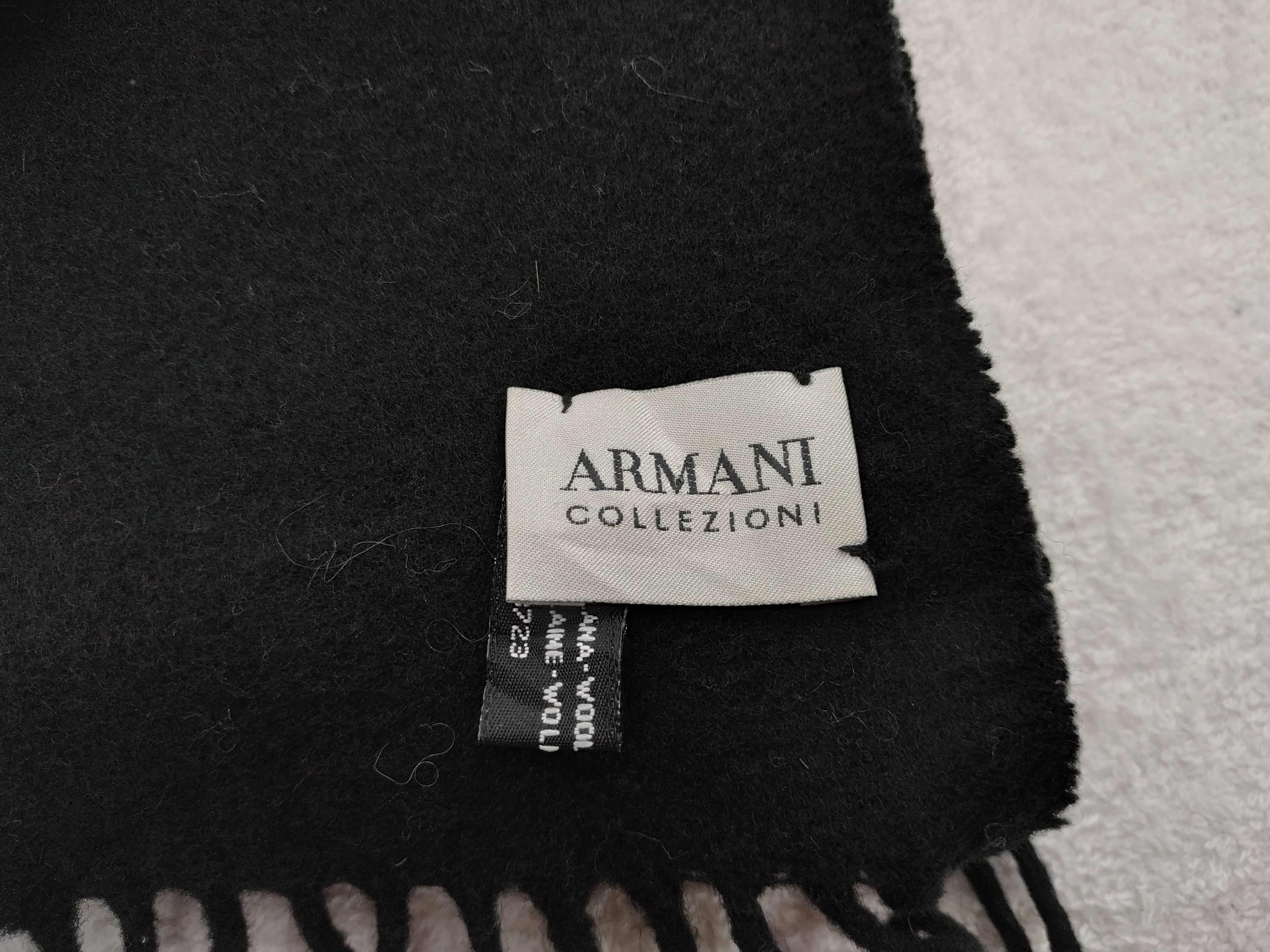 Armani Collezioni Vintage Armani Collezioni Wool Scarf/Muffler/Neckwear MF003 Size ONE SIZE - 6 Thumbnail
