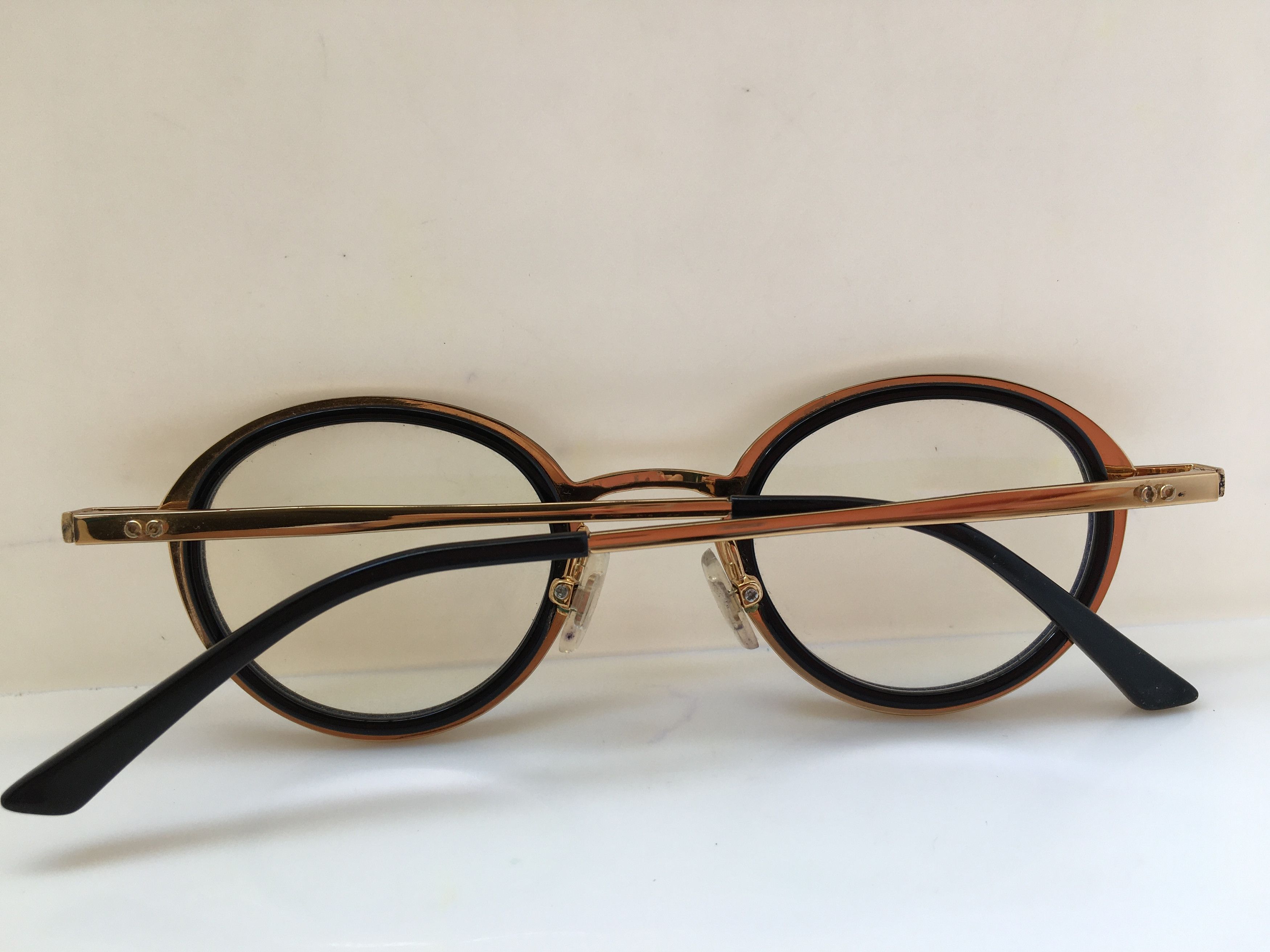 Other Handmade Gold Round Keyhole Bridge Eyeglasses Frame Size ONE SIZE - 8 Thumbnail