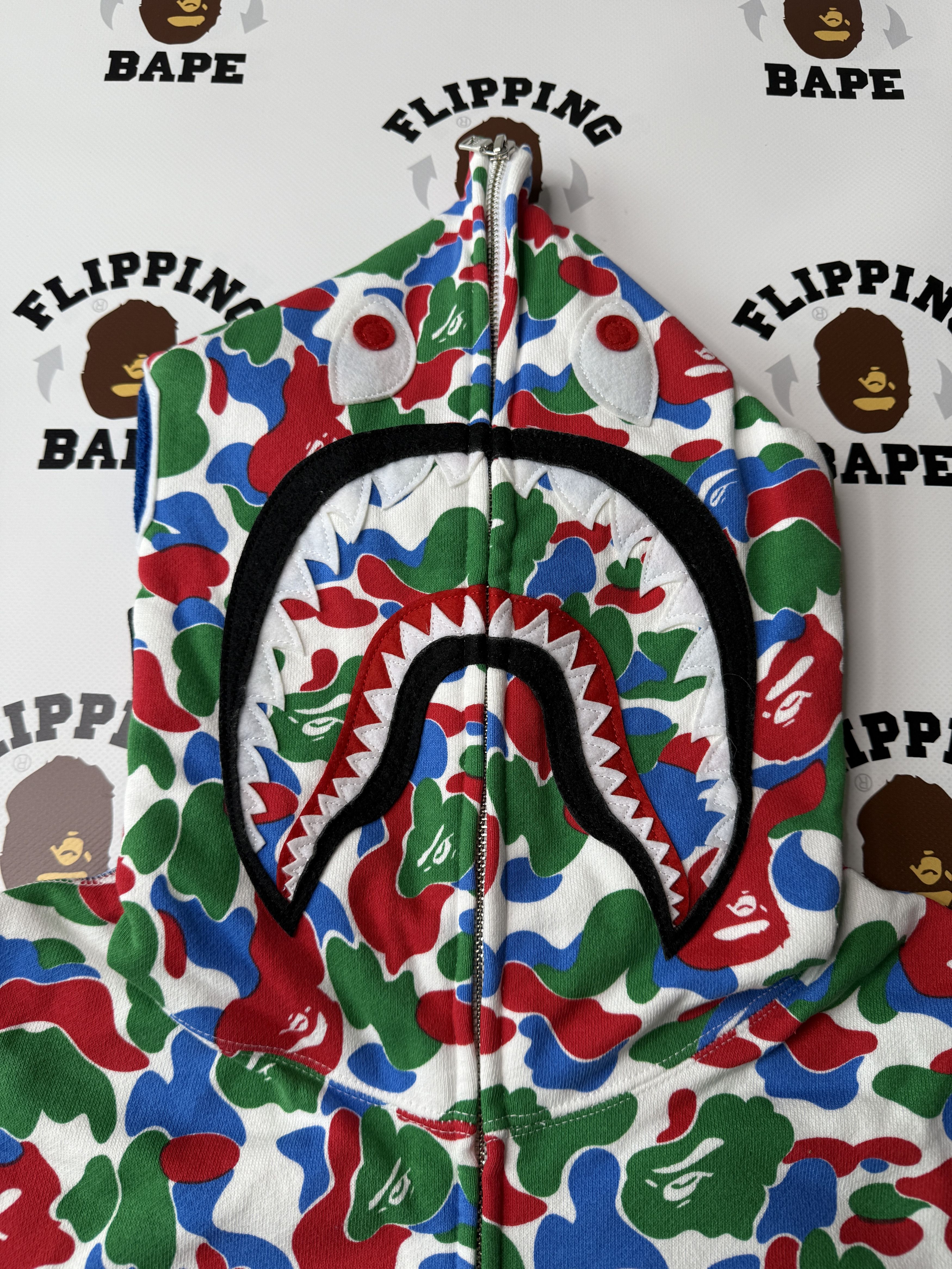 Bape BAPE QINGDAO SEPARATE SHARK FULL ZIP HOODIE Size US M / EU 48-50 / 2 - 4 Thumbnail