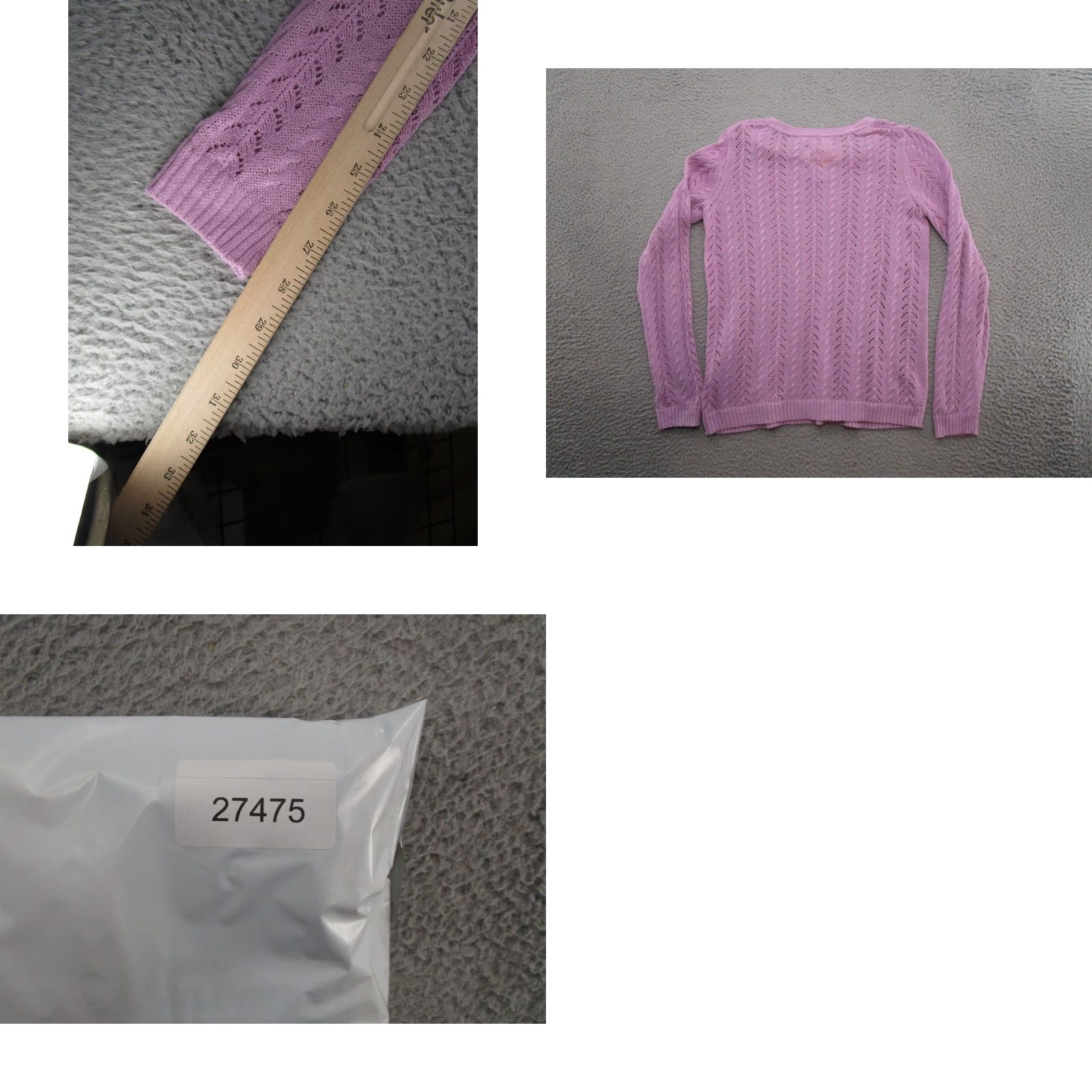 Barrow Croft and Barrow Women's Lightweight Lavender Purple Knit Sweater Size M NEW Size M / US 6-8 / IT 42-44 - 8 Thumbnail