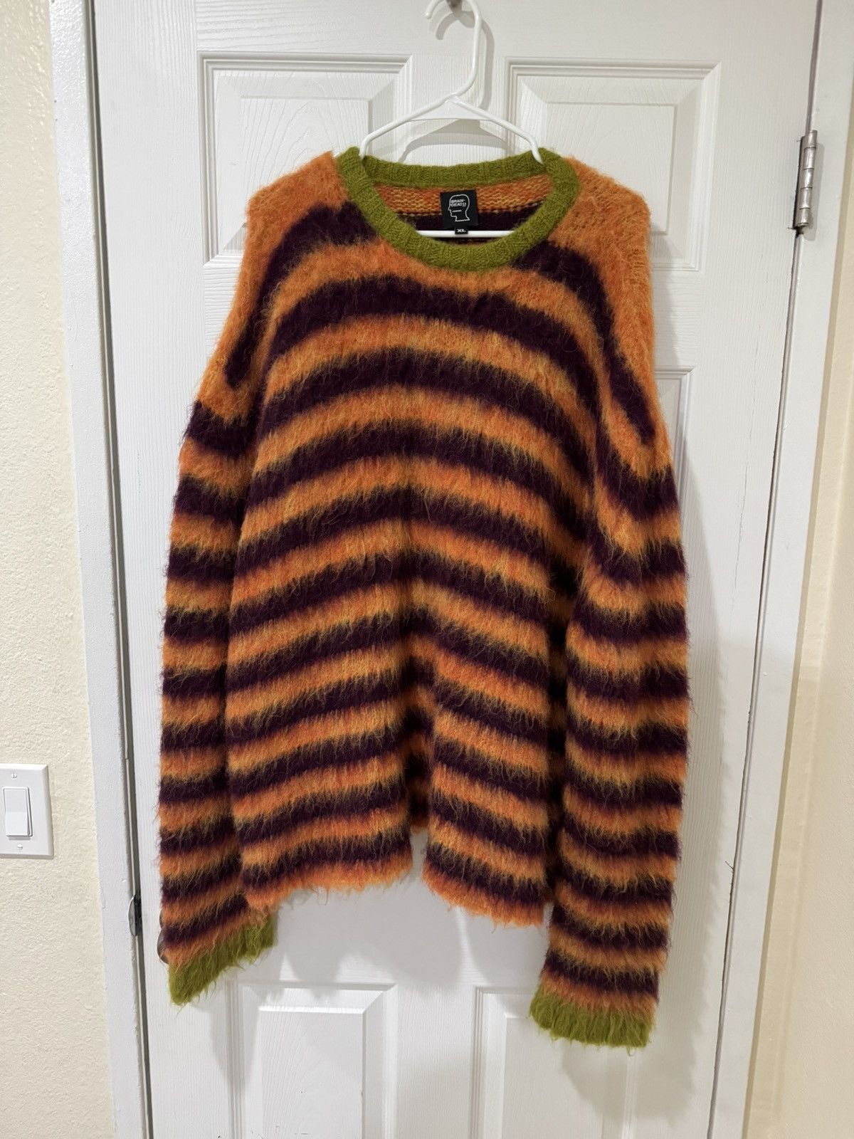 Brain Dead Blurry Lines Alpaca Sweater Size US XL / EU 56 / 4 - 2 Thumbnail