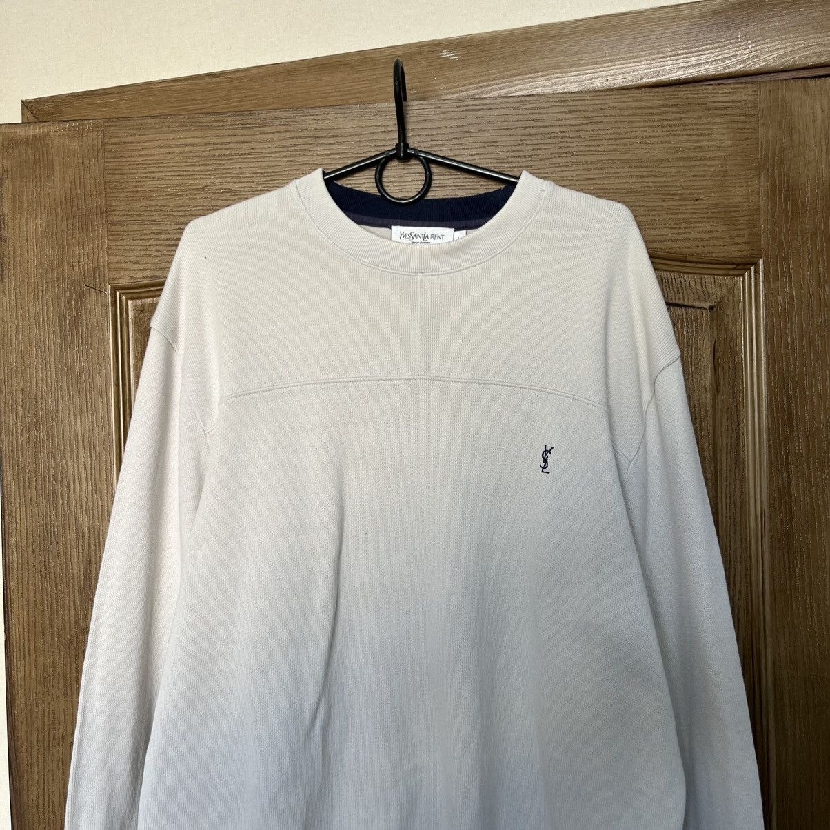 Yves Saint Laurent Vintage YSL Sweatshirt Size US L / EU 52-54 / 3 - 3 Thumbnail
