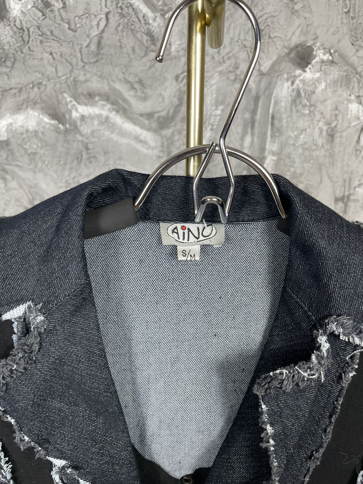 Designer × Japanese Brand × Vintage Patchwork Denim Stretch Jacket Y2K Junya Watanabe Style Size S / US 4 / IT 40 - 7 Thumbnail
