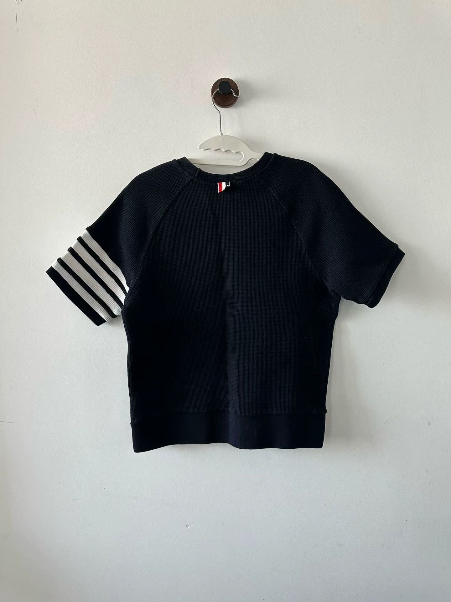 Thom Browne Thom Browne Waffle Short Sleeve Sweater Size 3 98 New Size L / US 10 / IT 46 - 2 Thumbnail