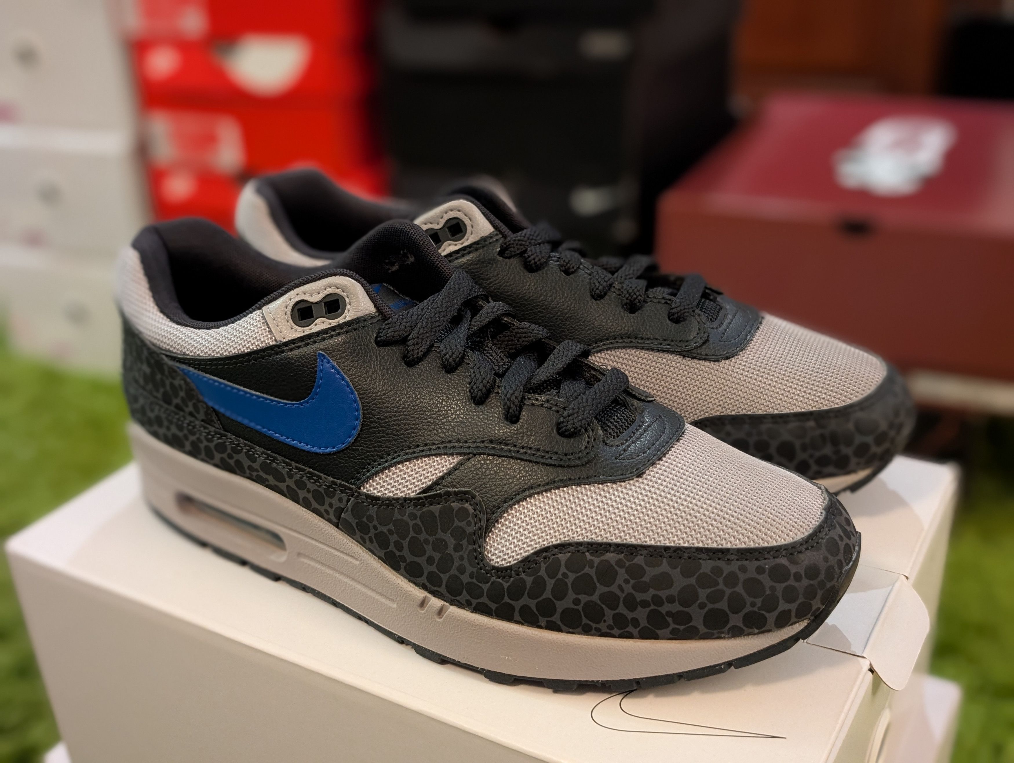 Nike Nike Air Max 1 Safari Reflective Black Size 10.5 Size US 10.5 / EU 43-44 - 1 Thumbnail
