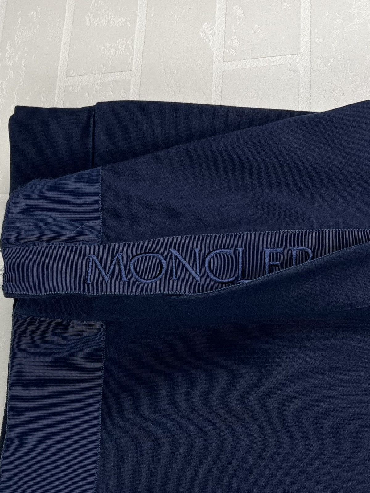 Moncler MONCLER Sweatshirt Cotton Crew Neck Side Logo Navy Men's Size US L / EU 52-54 / 3 - 6 Thumbnail