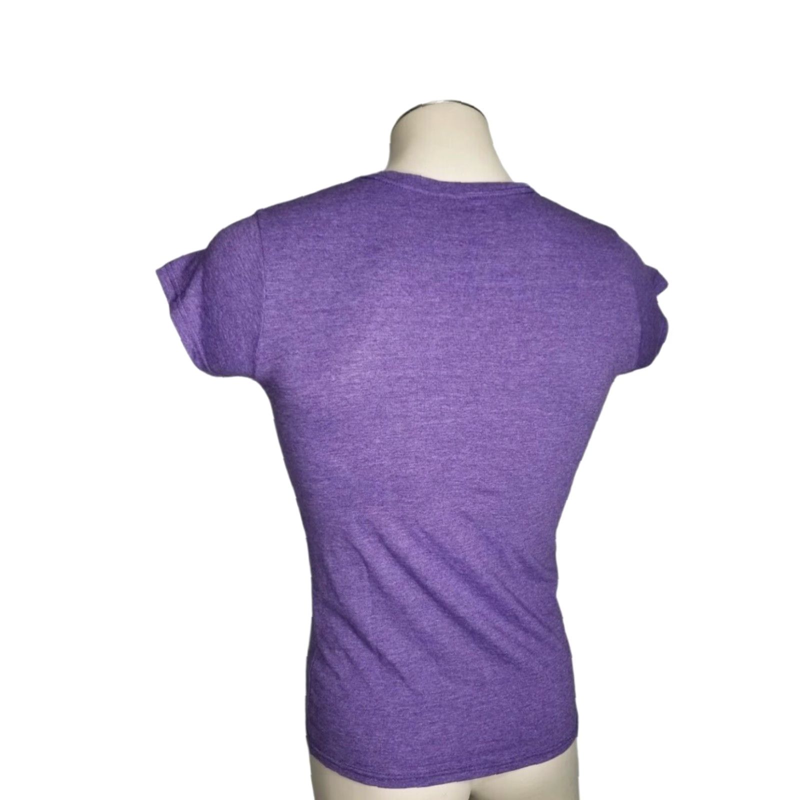 Gildan Dalton Cyr Autographed Band Tee Women's Medium Purple T-Shirt Size M / US 6-8 / IT 42-44 - 2 Thumbnail