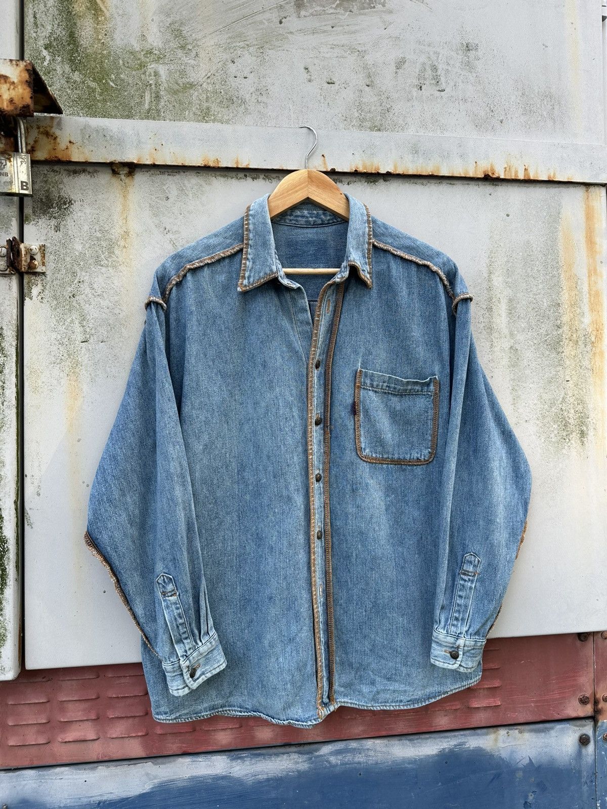 Vintage 👹Vintage M.A.P.S Reverse Long Sleeves Size US M / EU 48-50 / 2 - 2 Thumbnail