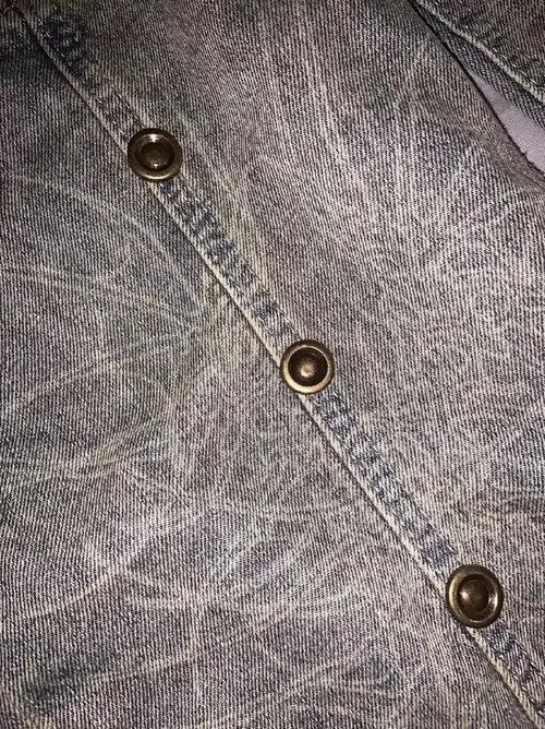 Designer Washed Old Big Print Flare Jeans Retro Size US 30 / EU 46 - 5 Thumbnail