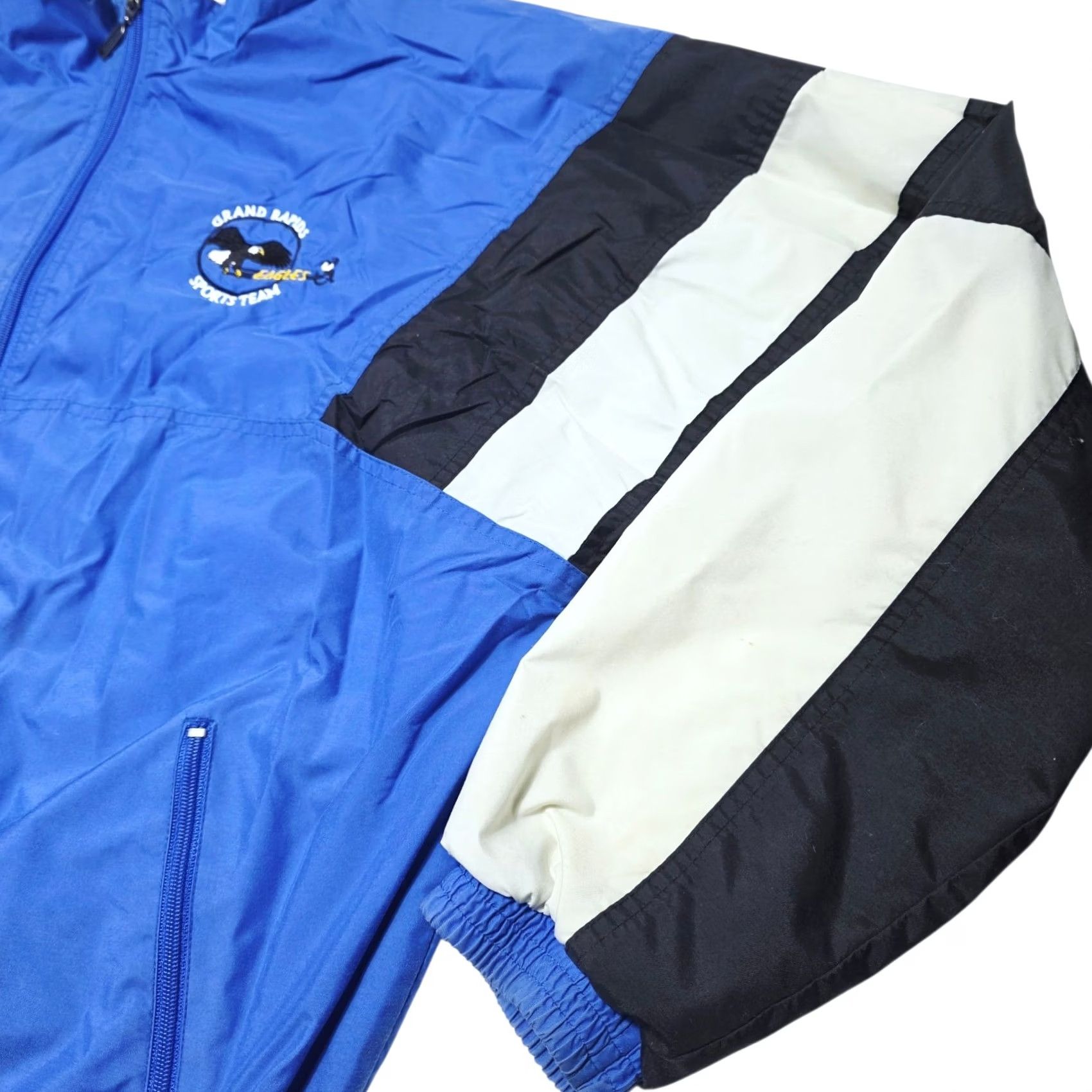 Holloway VINTAGE Holloway Track Jacket Mens Large Blue 90s Team Sports Windbreaker Full Zip Size US L / EU 52-54 / 3 - 4 Thumbnail