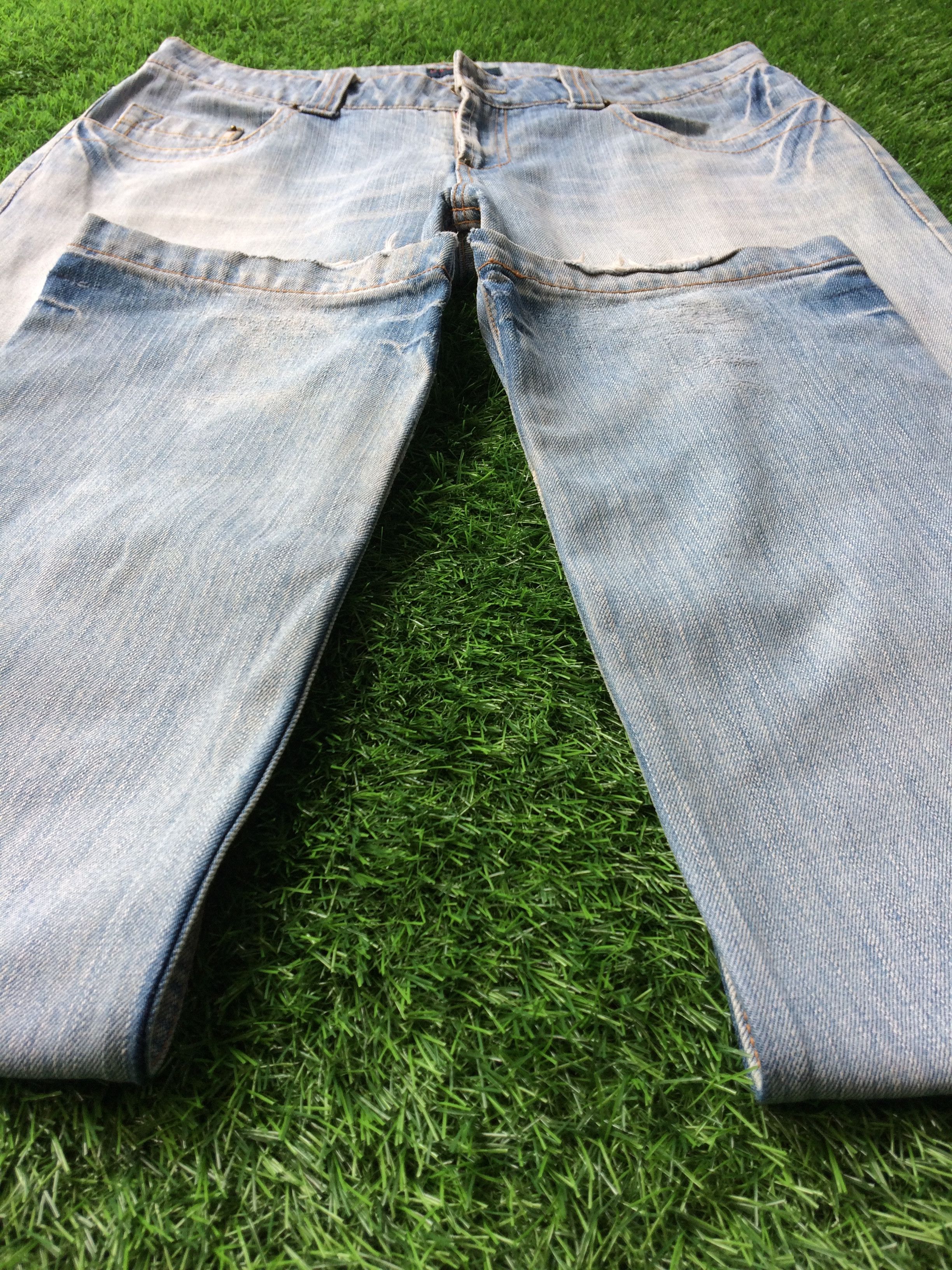 Japanese Brand × Jean Distressed Japanese Faded Denim Jeans D-701 Size US 32 / EU 48 - 6 Thumbnail