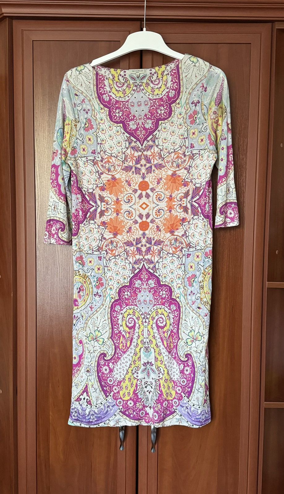 Etro Etro 44IT all printed flowers 🌺 long dress / long sleeve Size M / US 6-8 / IT 42-44 - 20 Thumbnail