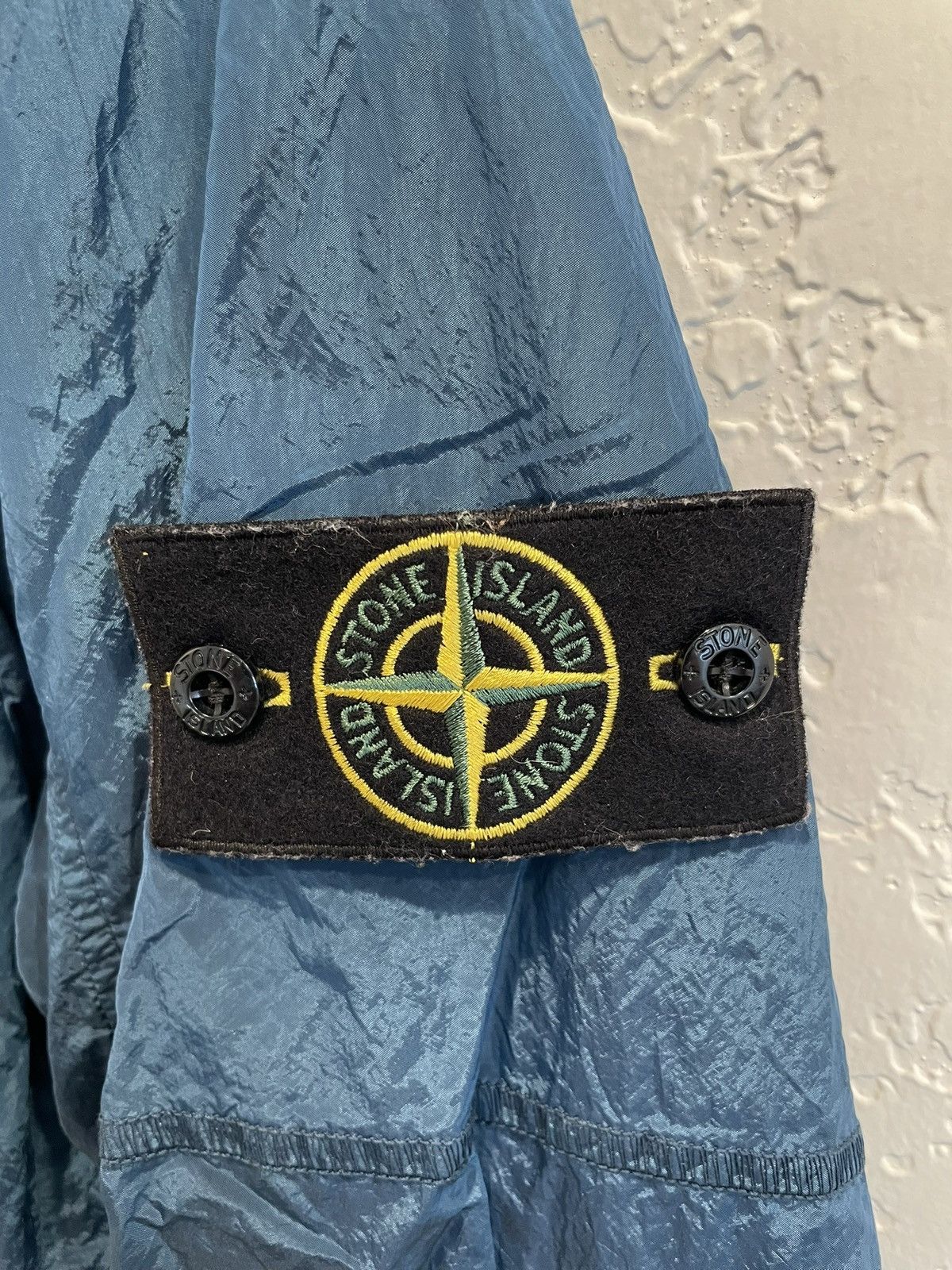 Stone Island Nylon Metal Lined Overshirt Blue Size US XL / EU 56 / 4 - 3 Thumbnail