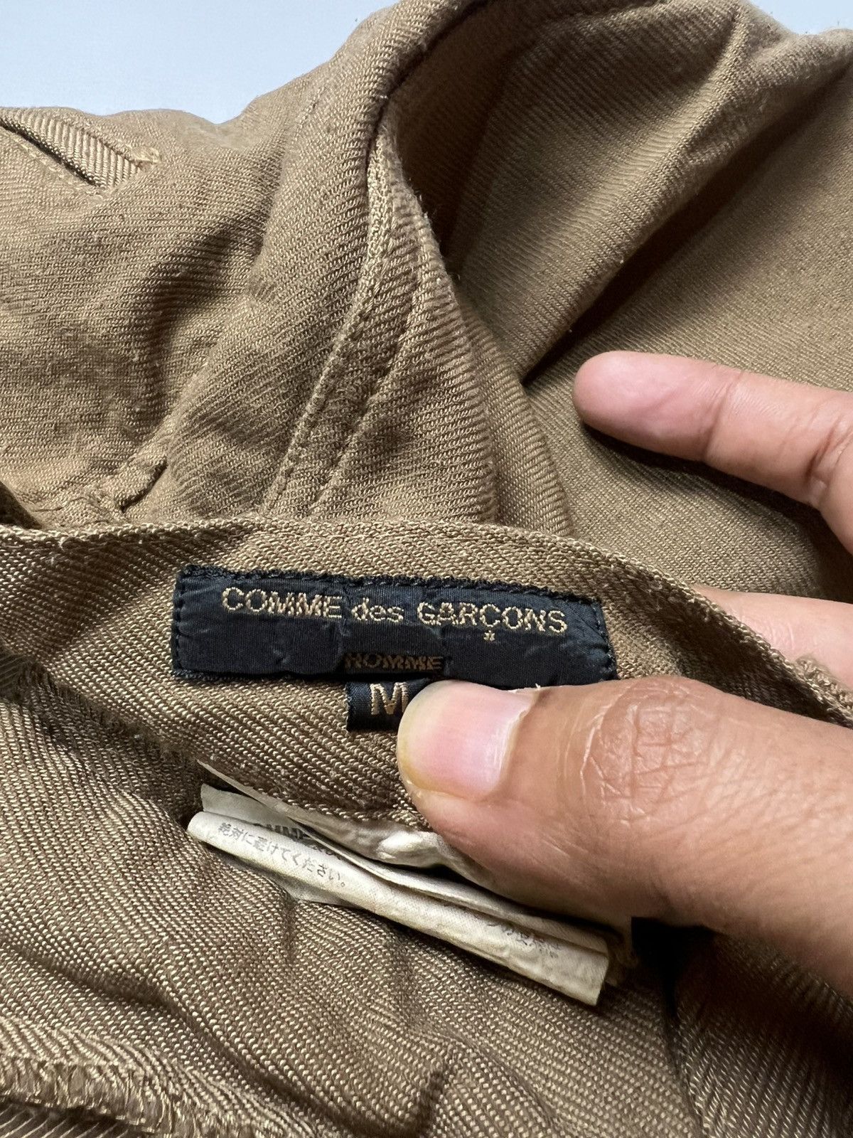 Comme des Garcons Homme × Rei Kawakubo × Vintage Vintage 1980s Comme Des Garcons Homme Wool Pants Size US 34 / EU 50 - 4 Thumbnail